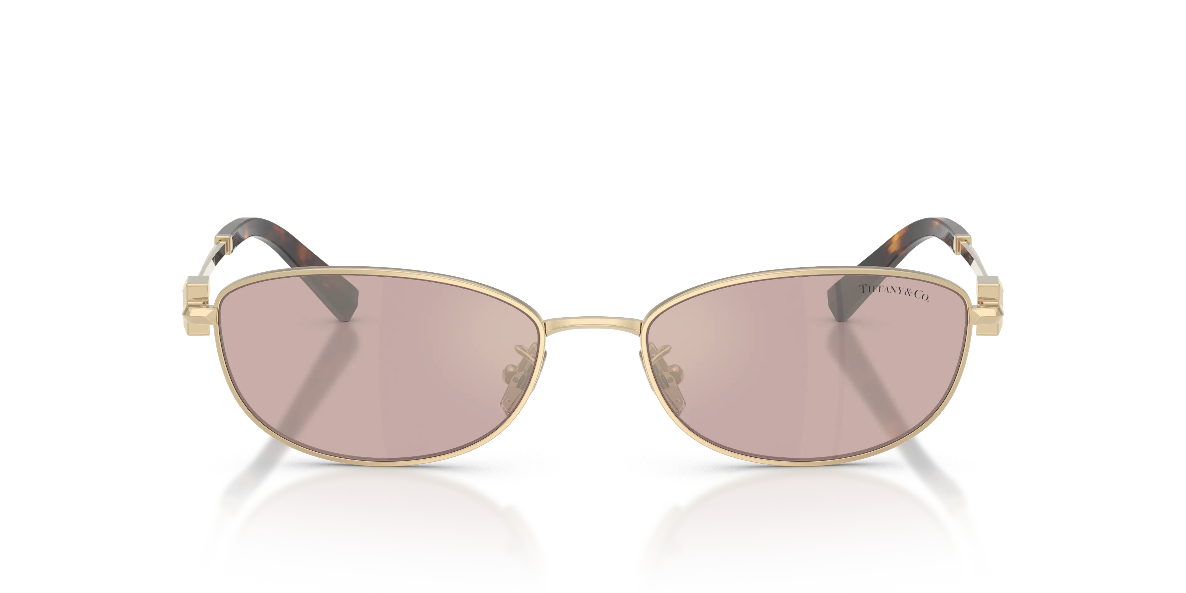 Tiffany TF3115 6189VS Occhiali da sole Acciaio Oro Rotonda Normale Specchiato - immagine 3