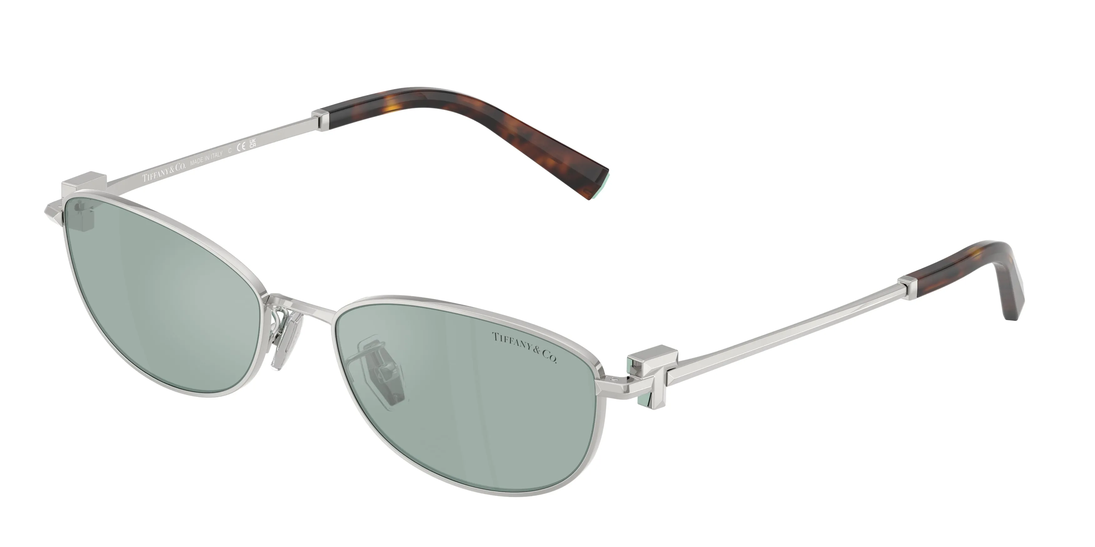 Tiffany TF3115 600165 Occhiali da sole Acciaio Argento Rotonda Normale - immagine 1