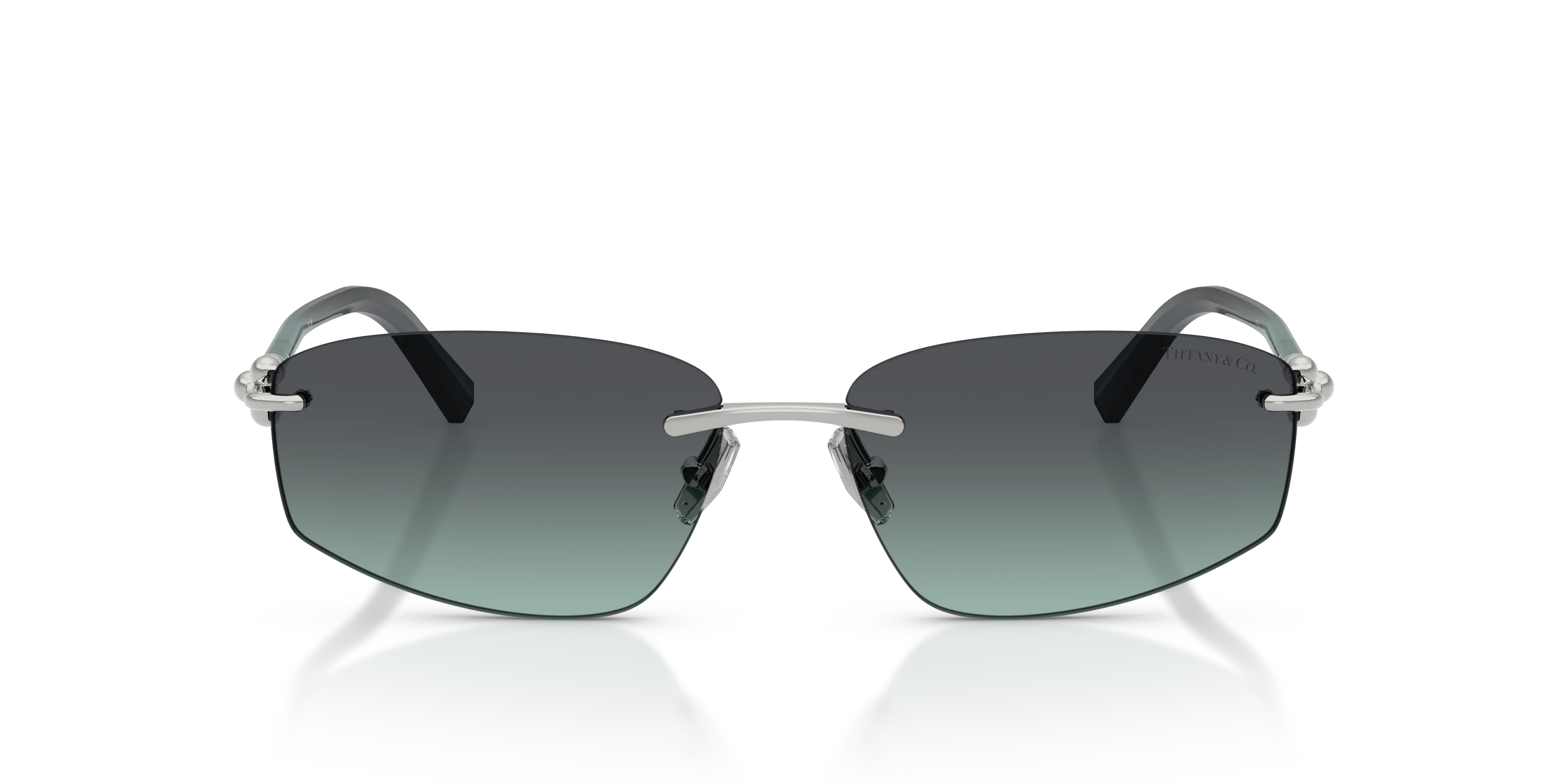 Tiffany TF3114 60012G Occhiali da sole Metallo Argento Geometrica Normale Sfumato - immagine 3