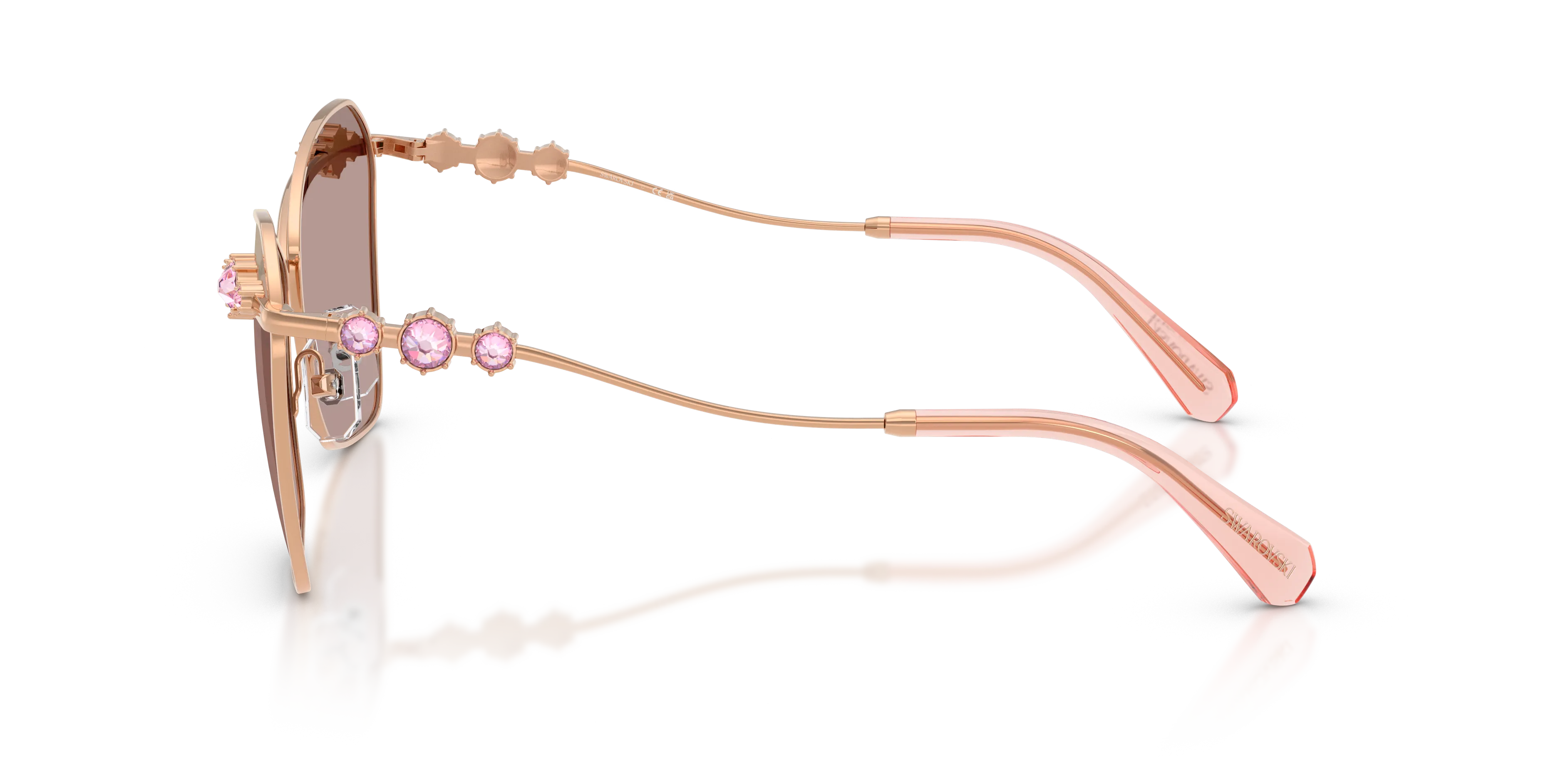 Swarovski SK7040 401461 Occhiali da sole Metallo Oro Farfalla Normale - immagine 4