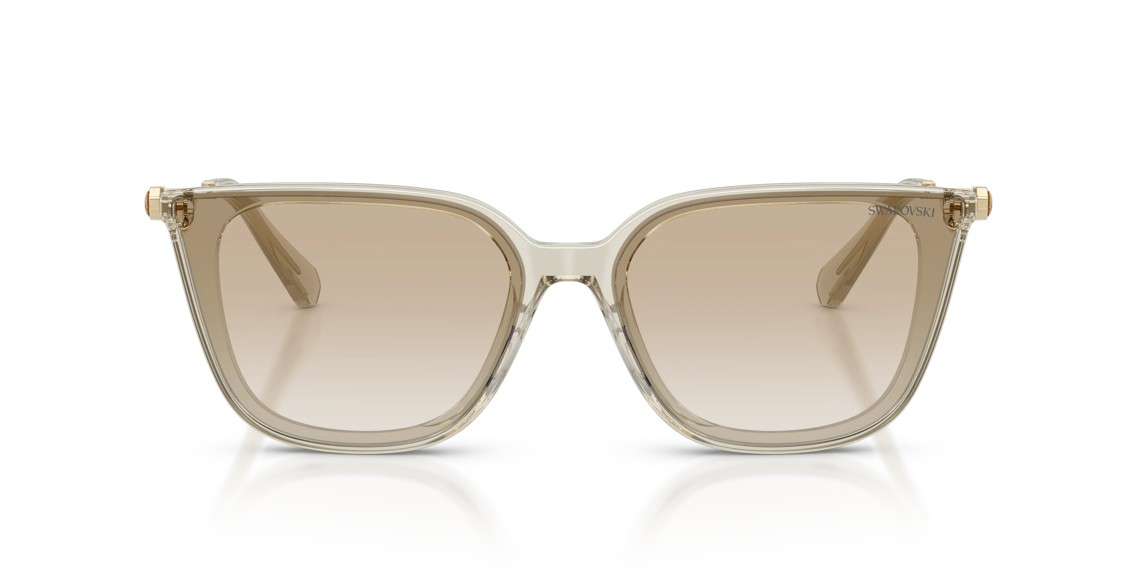 Swarovski SK6054D 300311 Occhiali da sole Acetato Marrone Squadrata Normale Sfumato - immagine 3