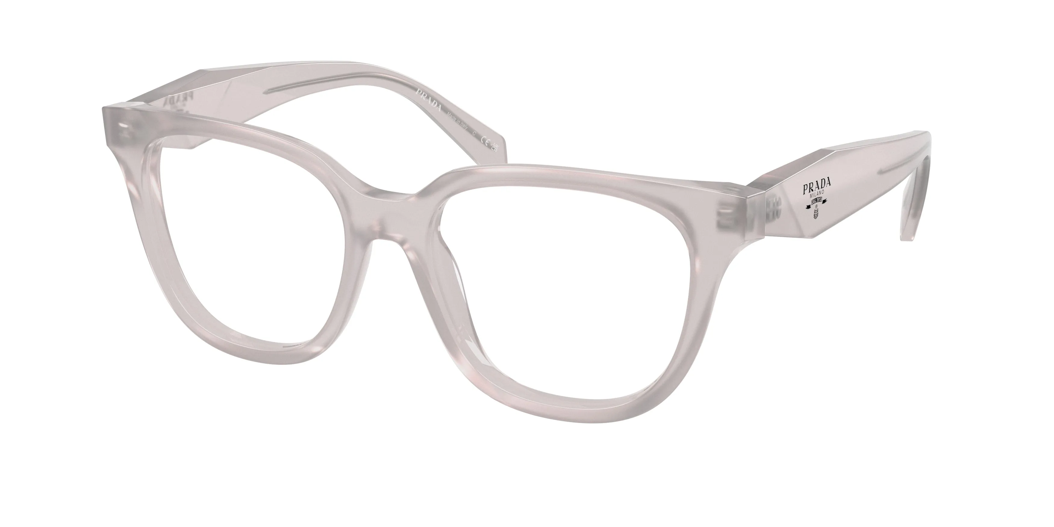 Prada PR C11V 29G1O1 Montature da vista Acetato Marrone Farfalla Normale - immagine 1