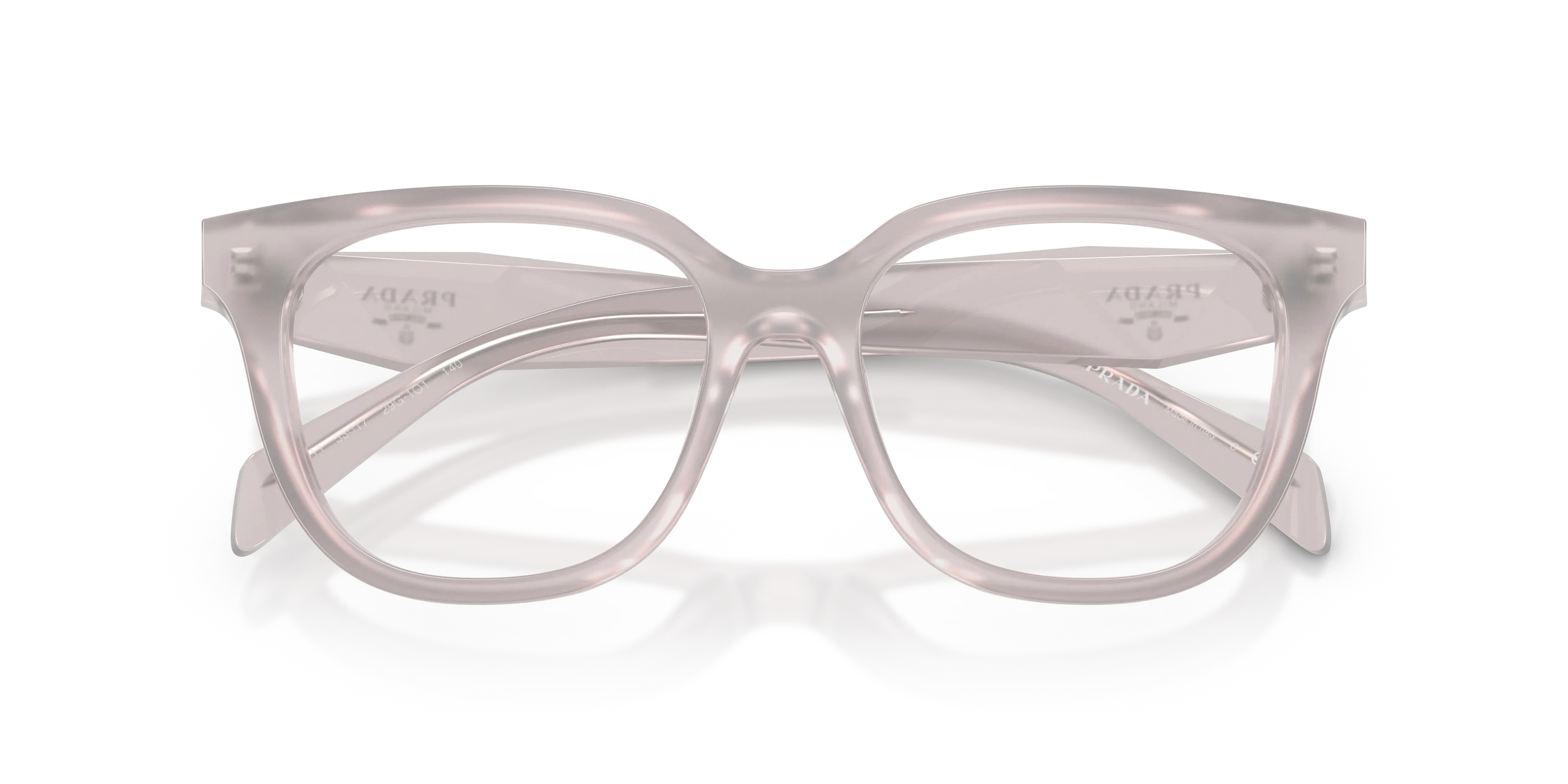 Prada PR C11V 29G1O1 Montature da vista Acetato Marrone Farfalla Normale - immagine 2