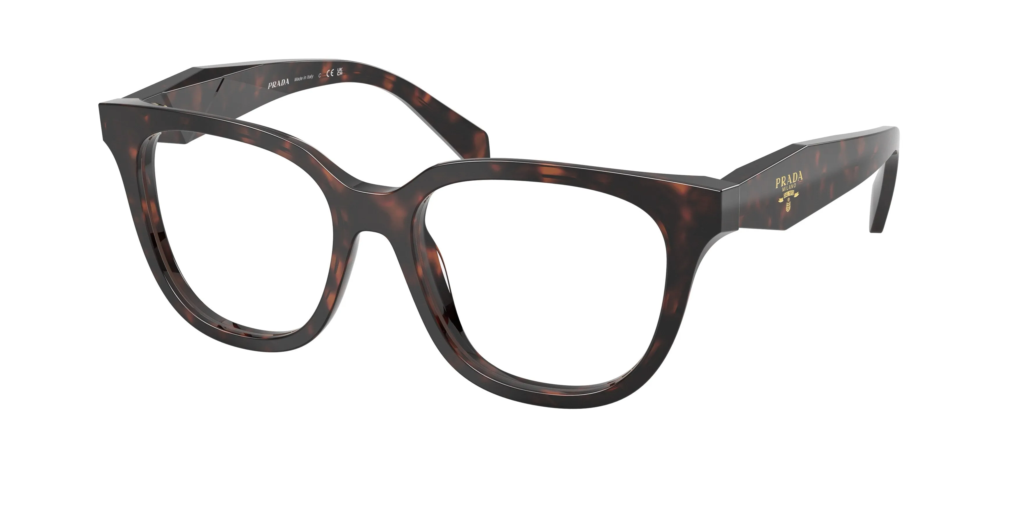 Prada PR C11V 17N1O1 Montature da vista Acetato Tartaruga Farfalla Normale - immagine 1