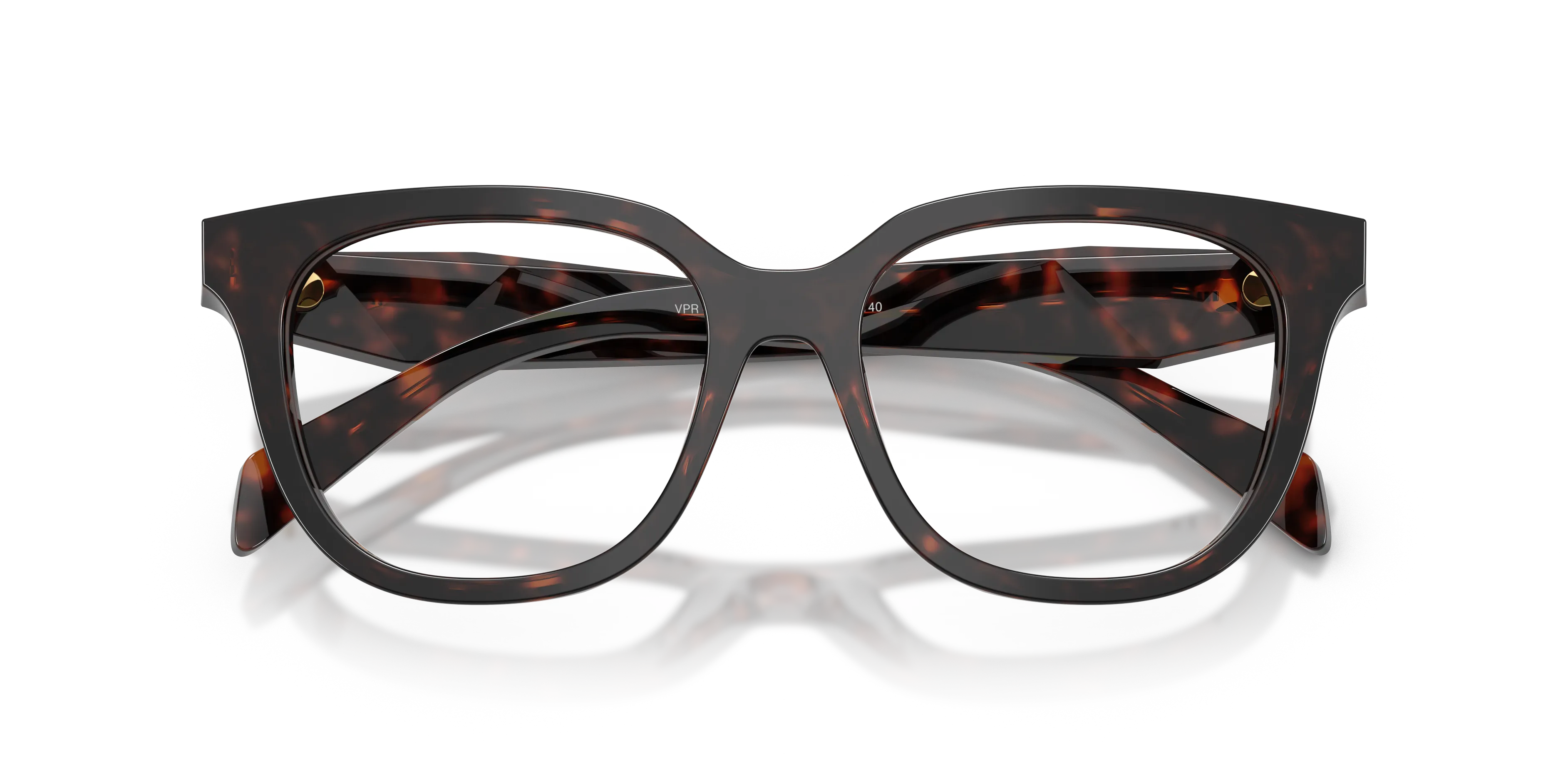 Prada PR C11V 17N1O1 Montature da vista Acetato Tartaruga Farfalla Normale - immagine 2