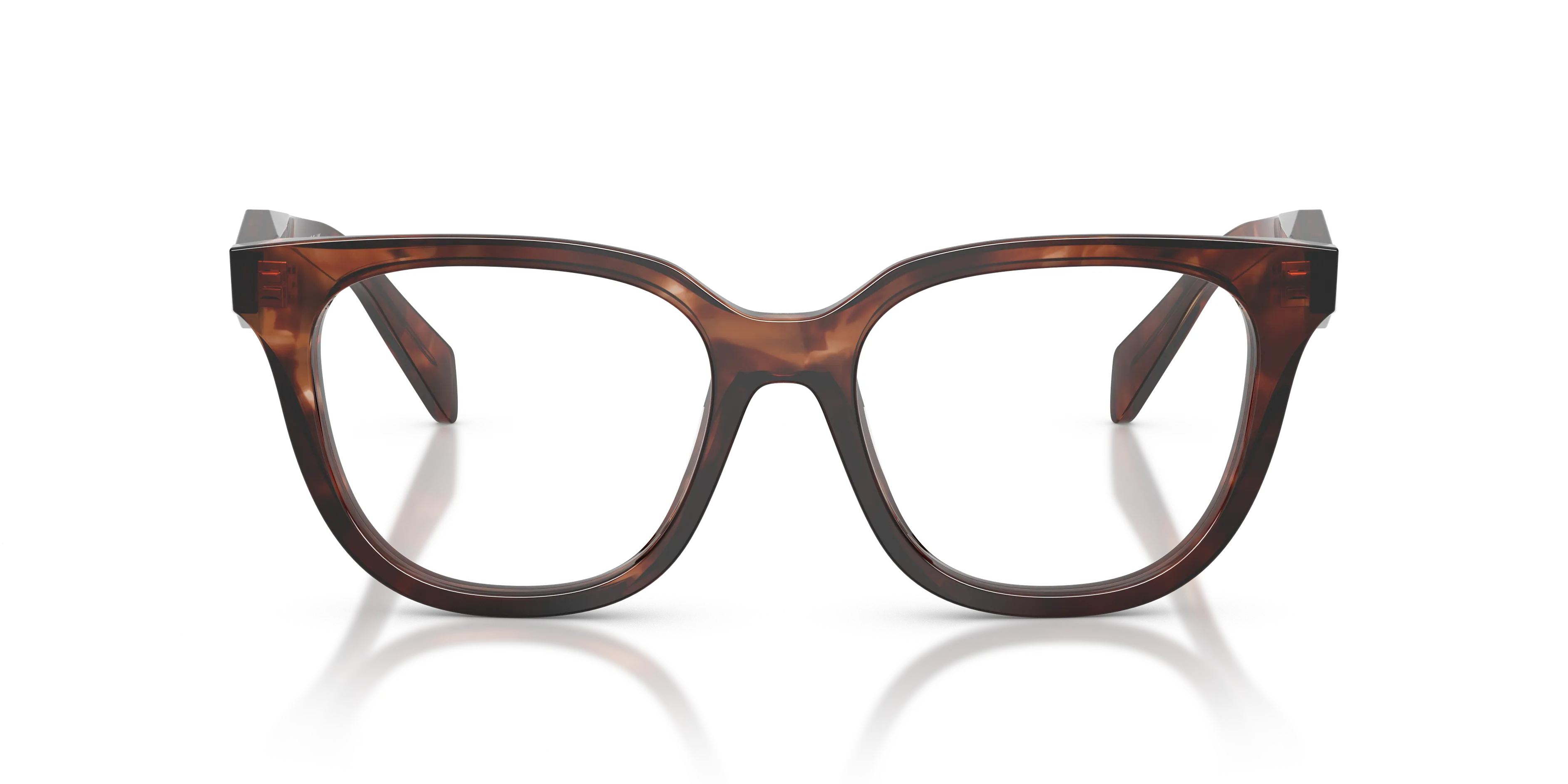 Prada PR C11V 14P1O1 Montature da vista Acetato Tartaruga Farfalla Normale - immagine 3