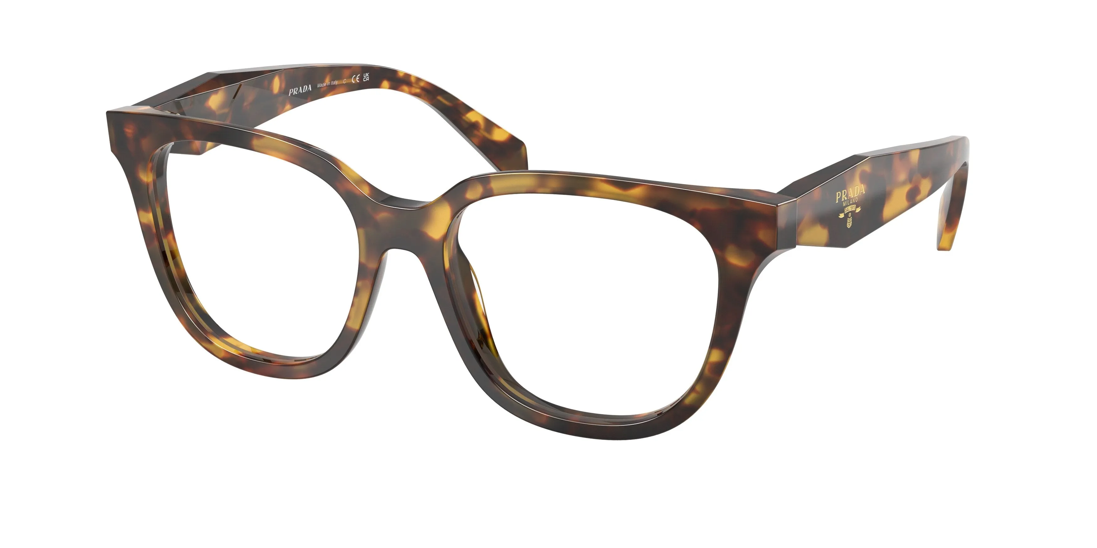 Prada PR C11V 14L1O1 Montature da vista Acetato Tartaruga Farfalla Normale - immagine 1