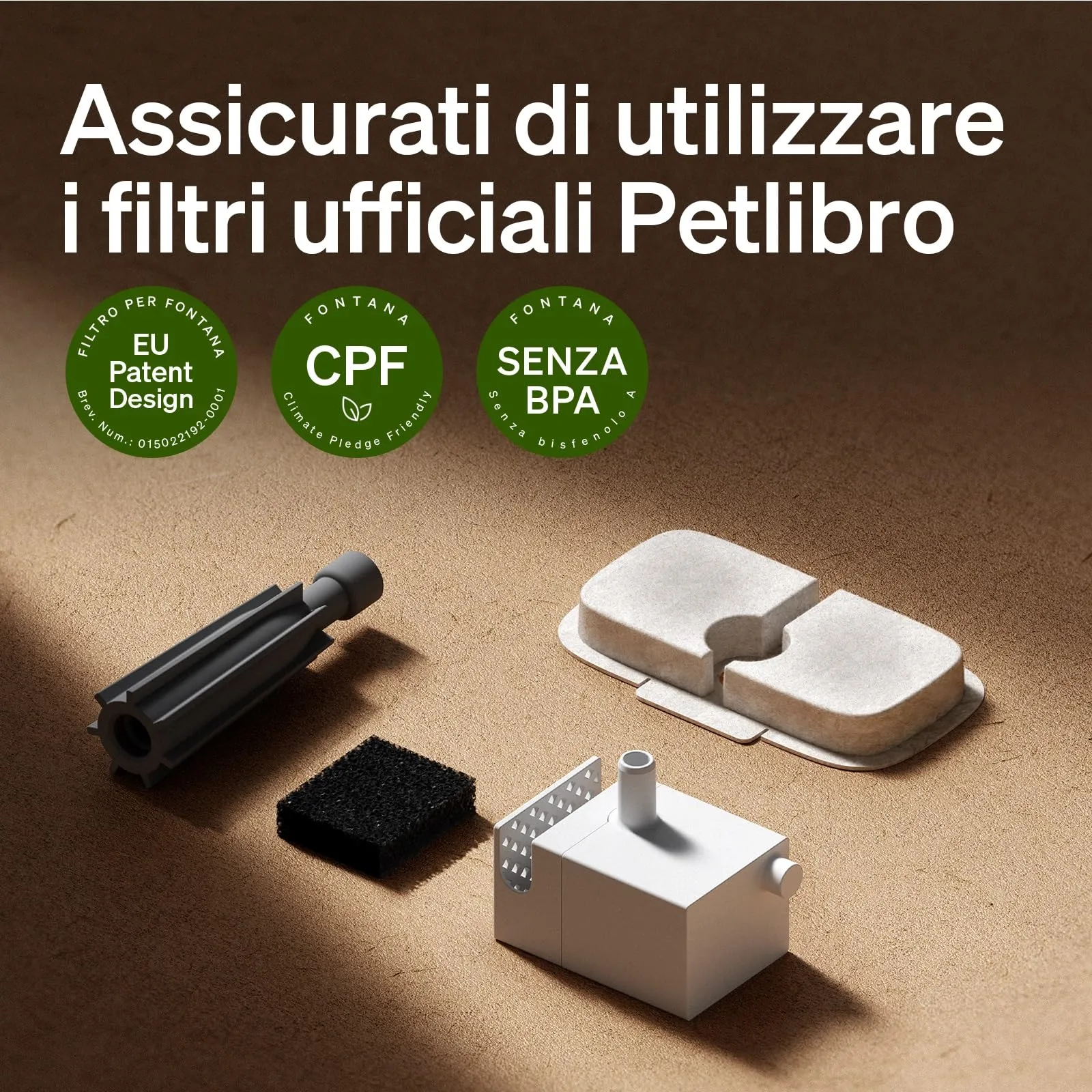 PETLIBRO Filtro Fontanella per Gatti, 4 Filtro di Ricambio per Fontana per Gatti Dockstream PLWF005, PLWF115, PLWF105, Filtro con Filtrazione Verticale per Fontanella Gatto Fontana Gatto - immagine 7