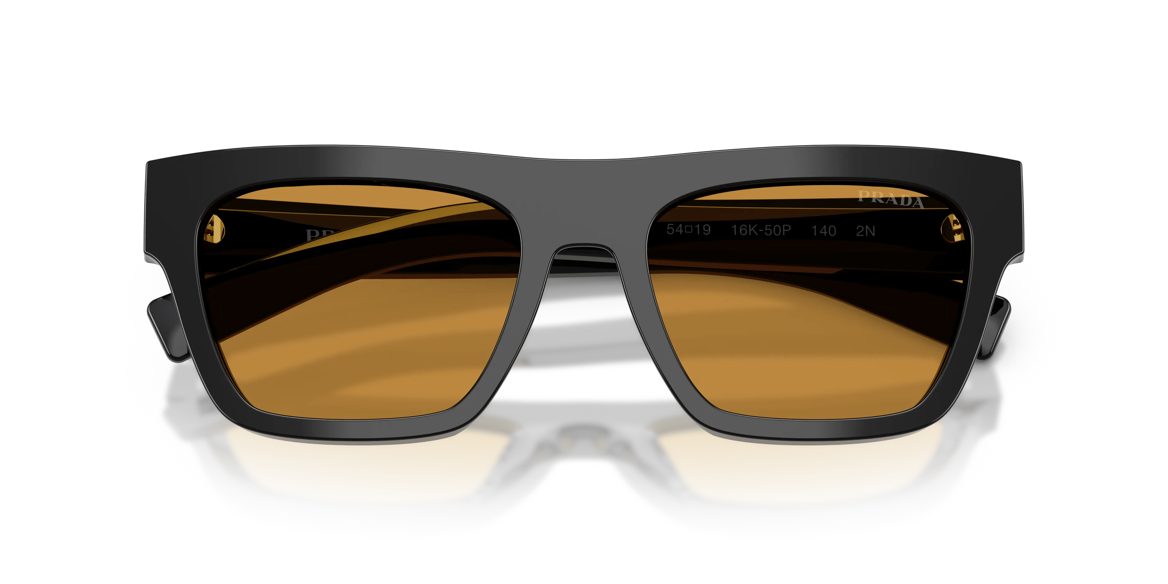 Prada PR C03S 16K50P Occhiali da sole Acetato Nero Squadrata Normale - immagine 2