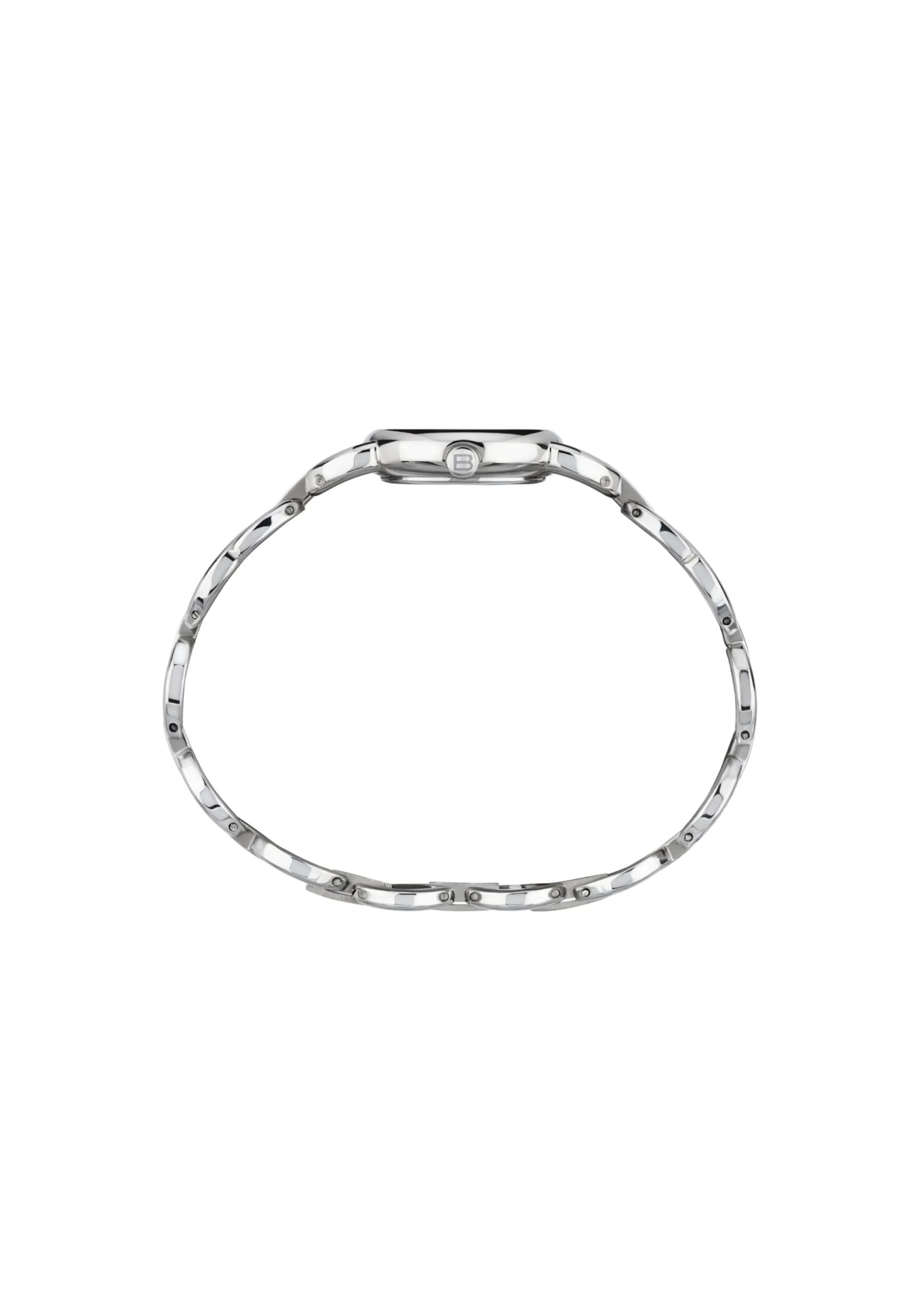 Breil, Collezione Alya, Orologio Donna in Acciaio, Bracciale a Maglie Tonde Intrecciate, Quadrante Rotondo Minimal, Impreziosito da Cristalli, Cassa 26mm, Chiusura a Gioiello - immagine 2