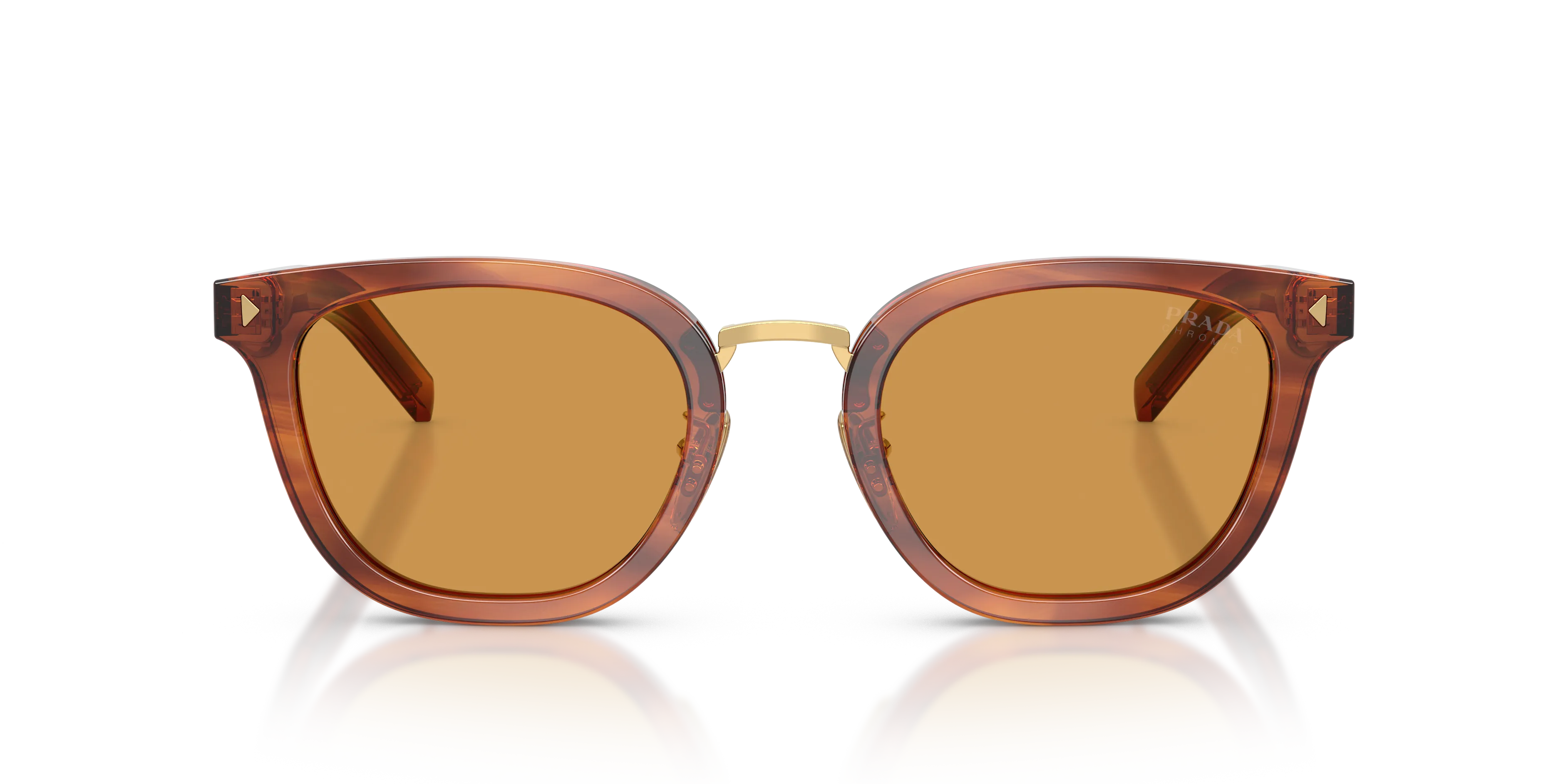 Prada PR C01SD 27F60F Occhiali da sole Acetato Marrone Cat Eye Fotocromatiche - immagine 3