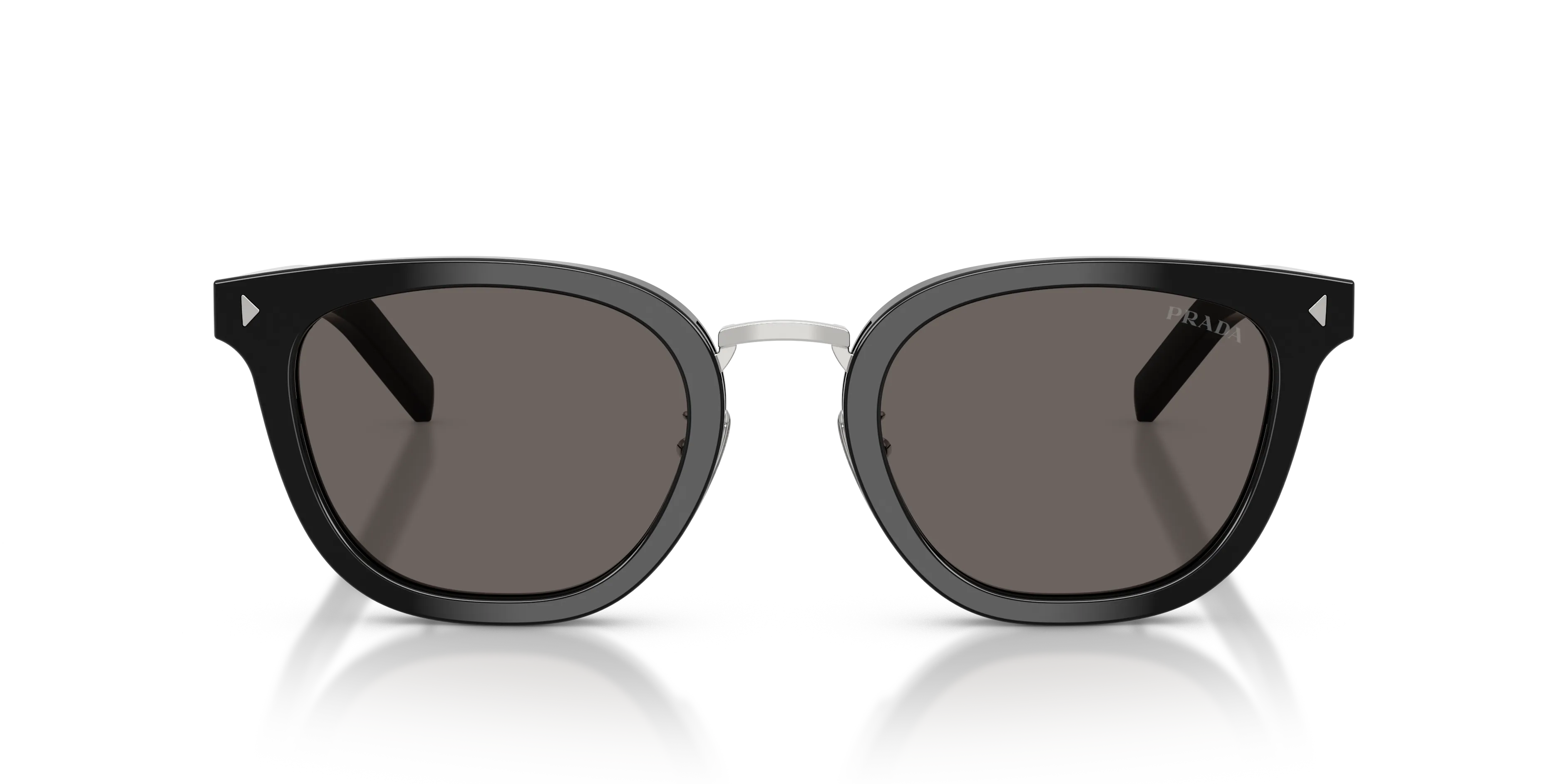 Prada PR C01SD 16K731 Occhiali da sole Acetato Nero Grigio Cat Eye Normale - immagine 3