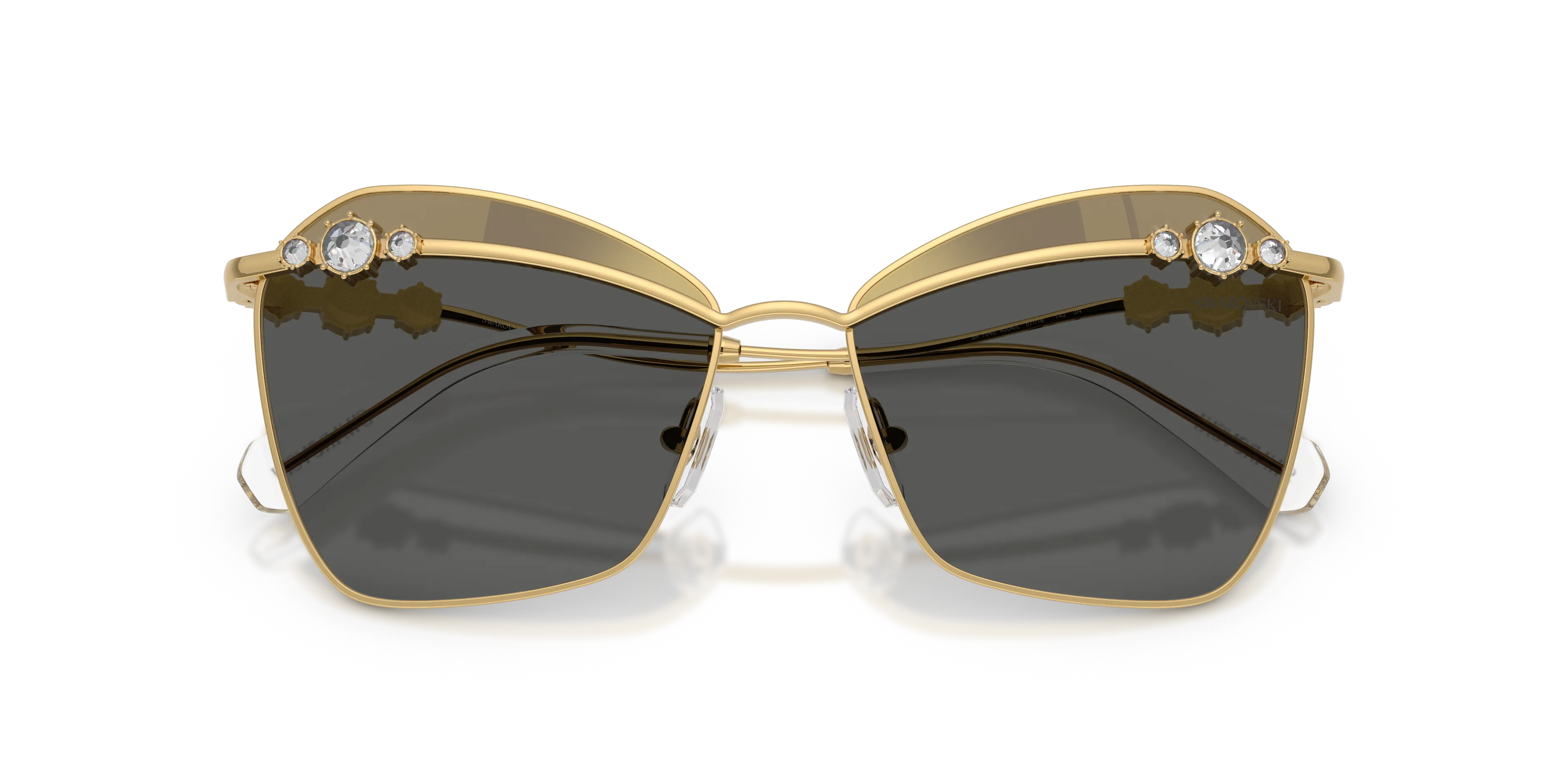 Swarovski SK7040 4004/L Occhiali da sole Metallo Oro Farfalla Normale - immagine 2