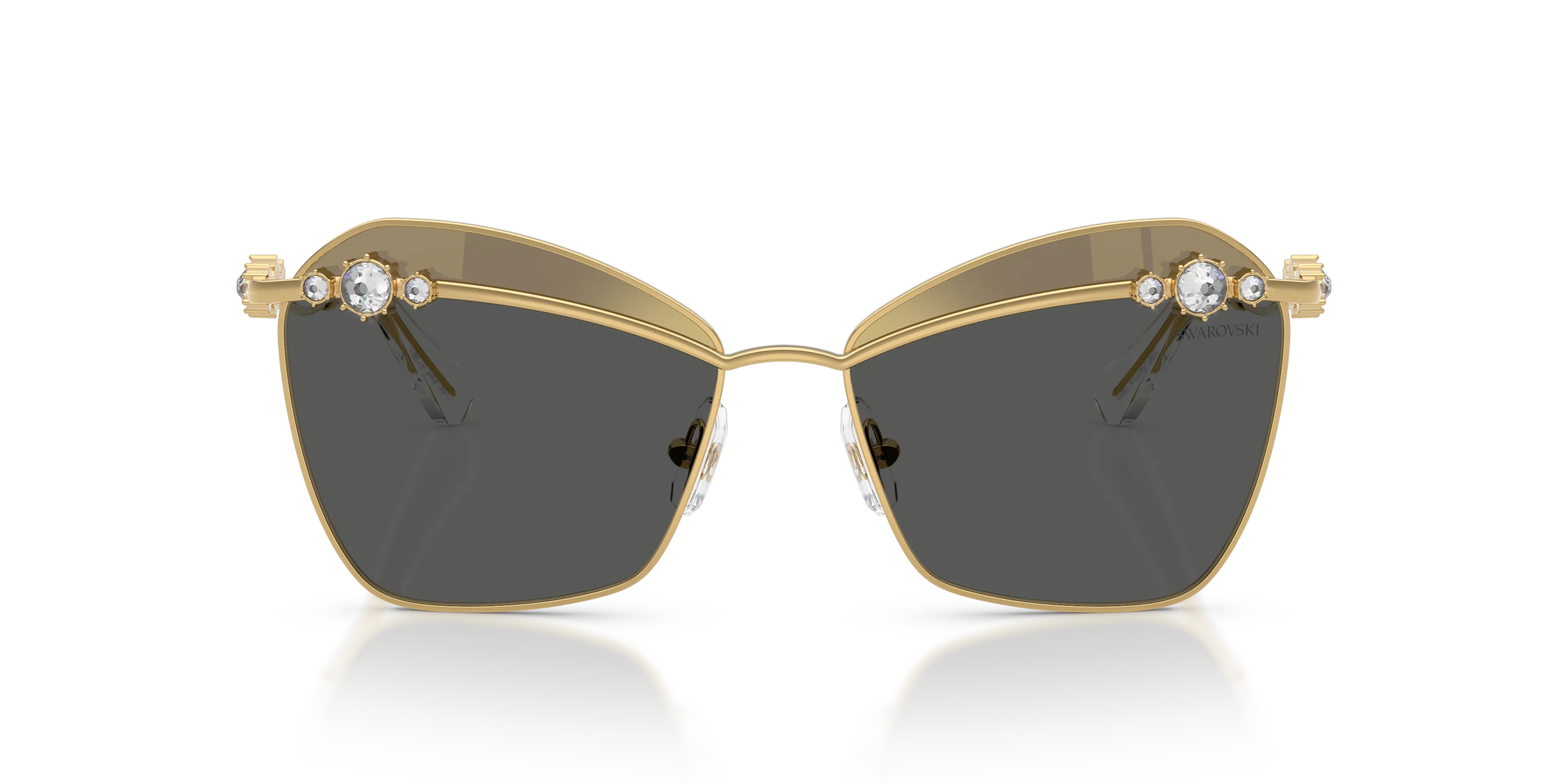 Swarovski SK7040 4004/L Occhiali da sole Metallo Oro Farfalla Normale - immagine 3