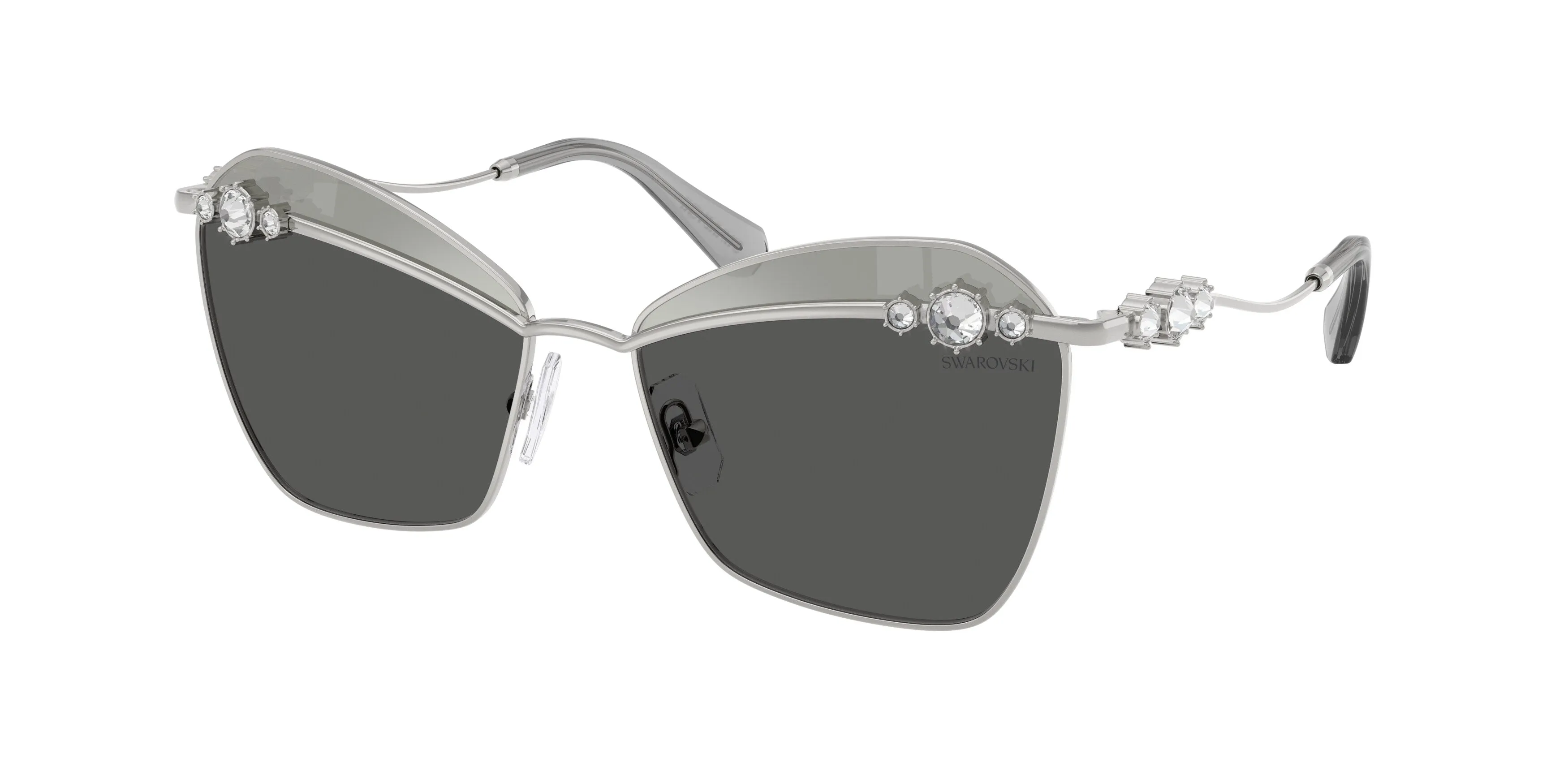 Swarovski SK7040 4001AL Occhiali da sole Metallo Argento Farfalla Normale - immagine 1