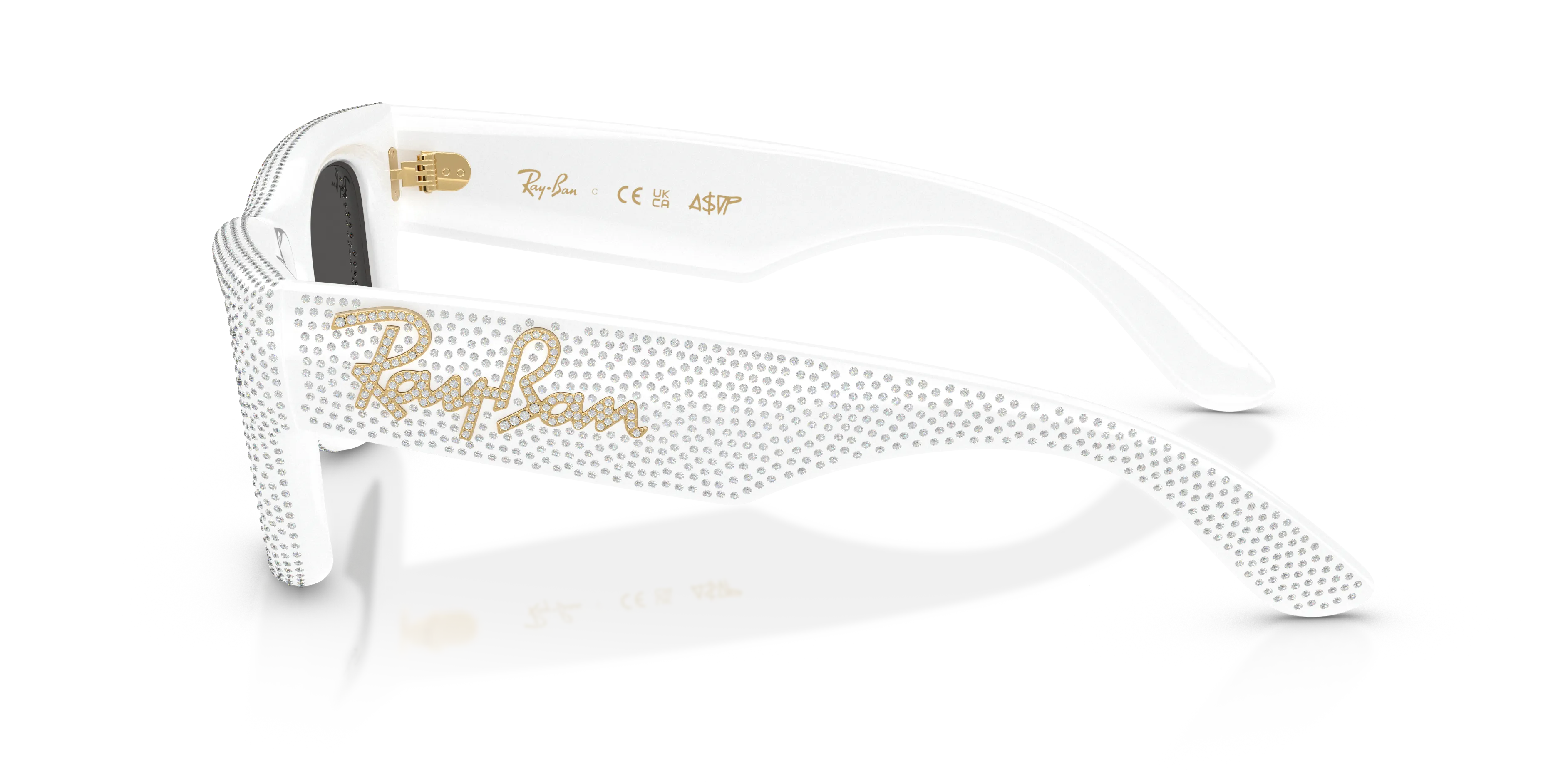 Ray - Ban RB4940BP WAYFARER PUFFER 686687 Occhiali da sole Nylon Bianco Squadrata Normale - immagine 4