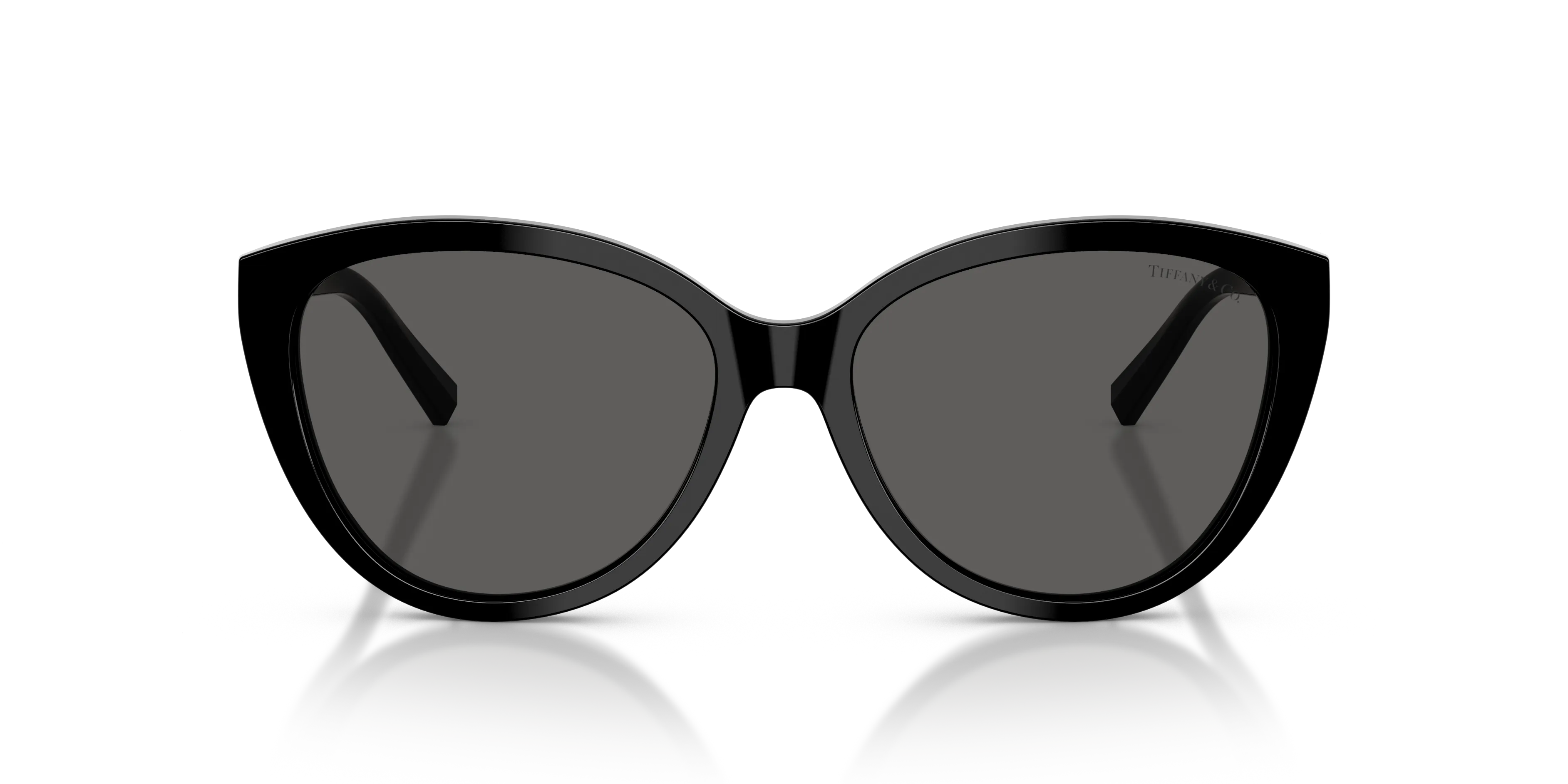 Tiffany TF4251 8001S4 Occhiali da sole Acetato Nero Grigio Cat Eye Normale - immagine 3