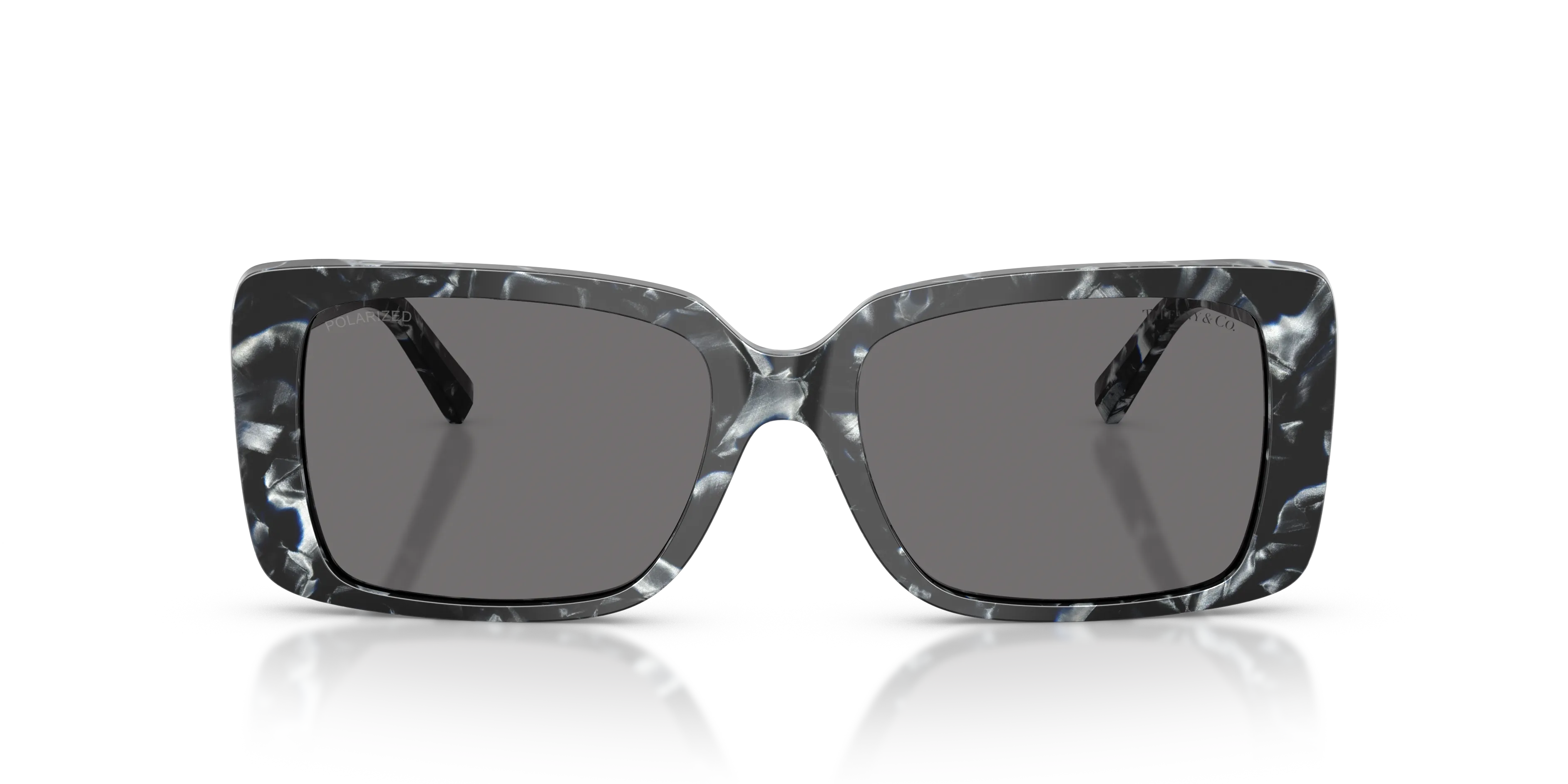 Tiffany TF4249 842881 Occhiali da sole Acetato Tartaruga Grigio Squadrata Polarizzata - immagine 3