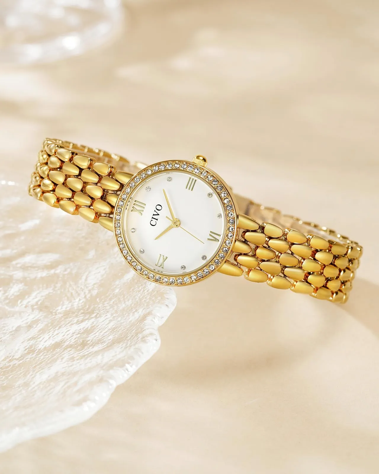 CIVO Orologio Donna Elegante con Bracciale: Gioiello Orologio Analogico - immagine 5