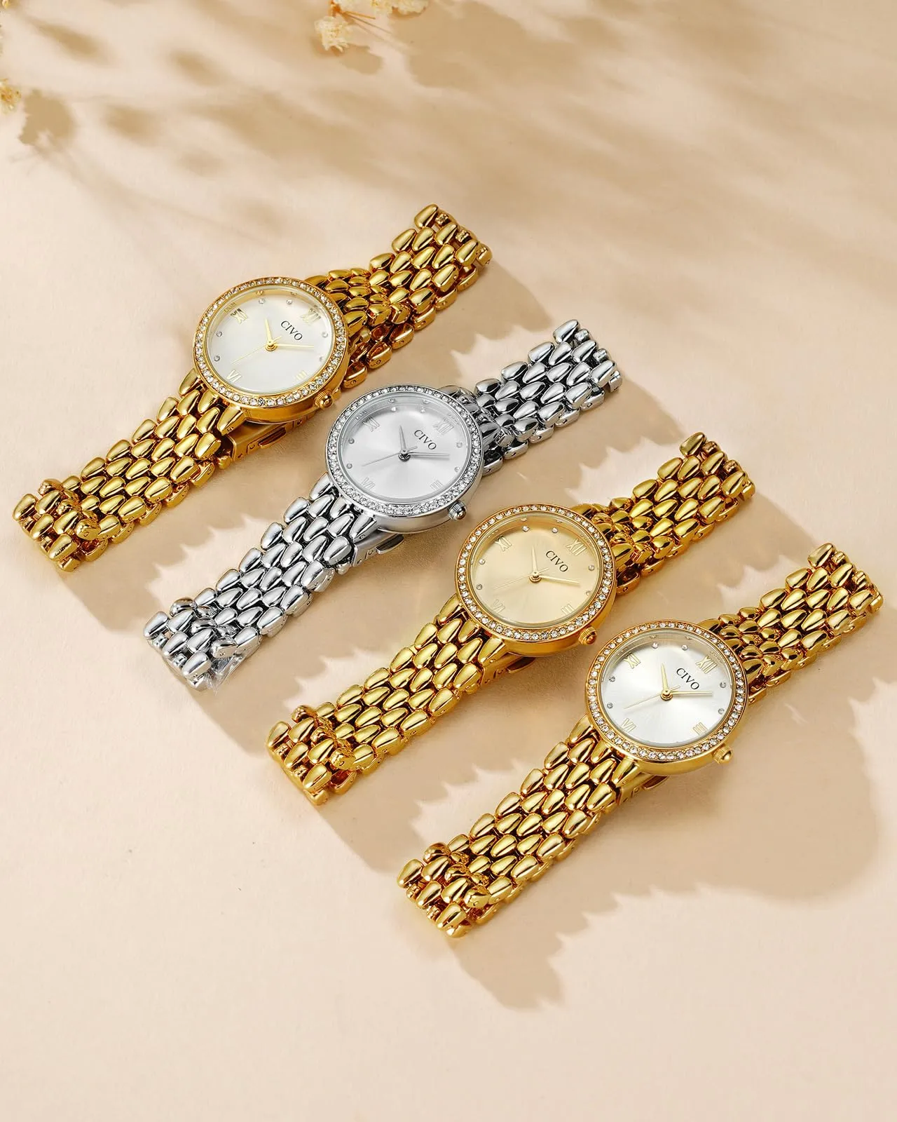 CIVO Orologio Donna Elegante con Bracciale: Gioiello Orologio Analogico - immagine 7
