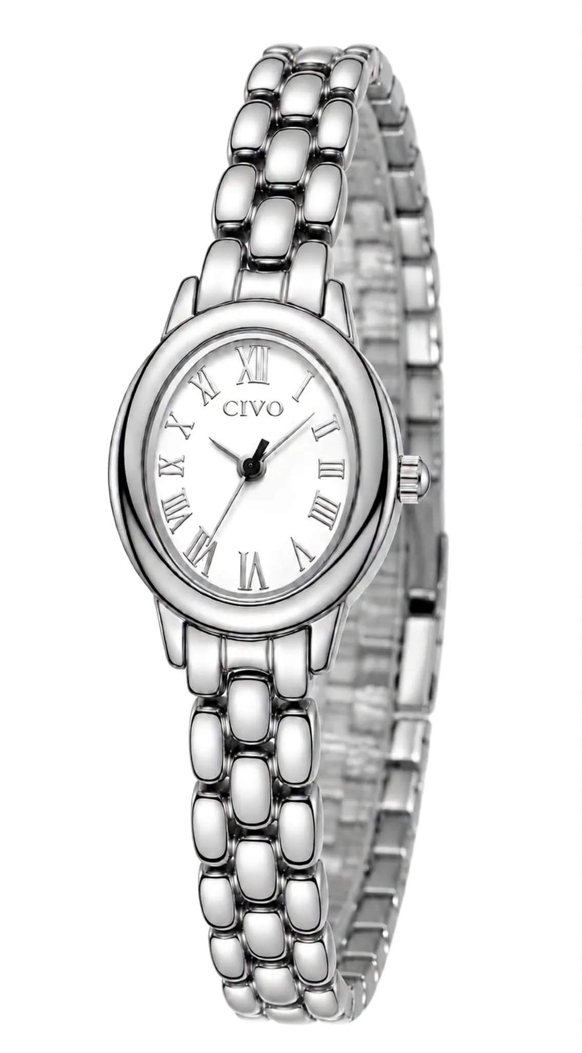 CIVO Piccolo Orologio da Donna Delicato: Quadrante Ovale Vintage con - immagine 1