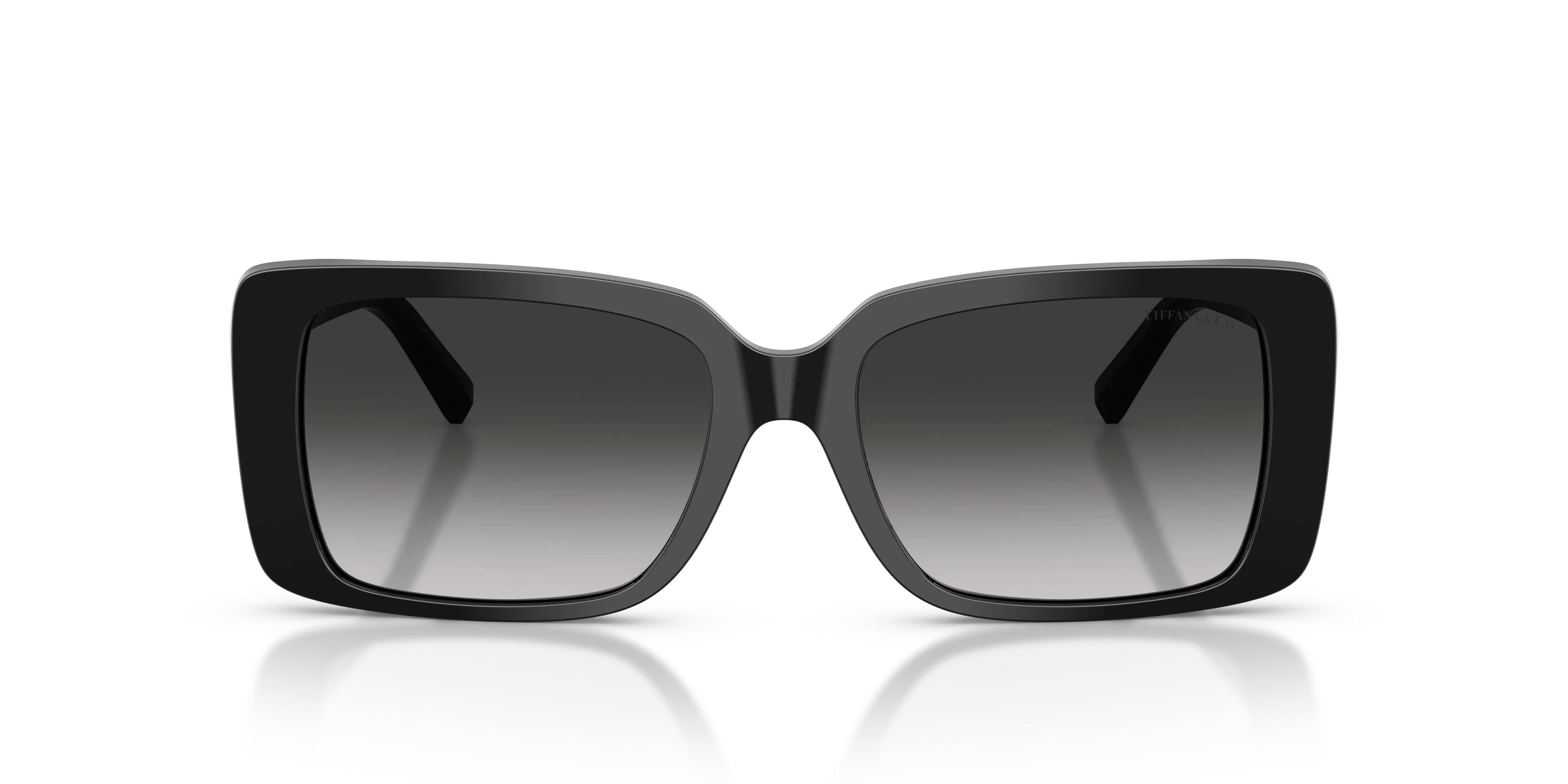 Tiffany TF4249 80013C Occhiali da sole Acetato Nero Grigio Squadrata Normale Sfumato - immagine 3