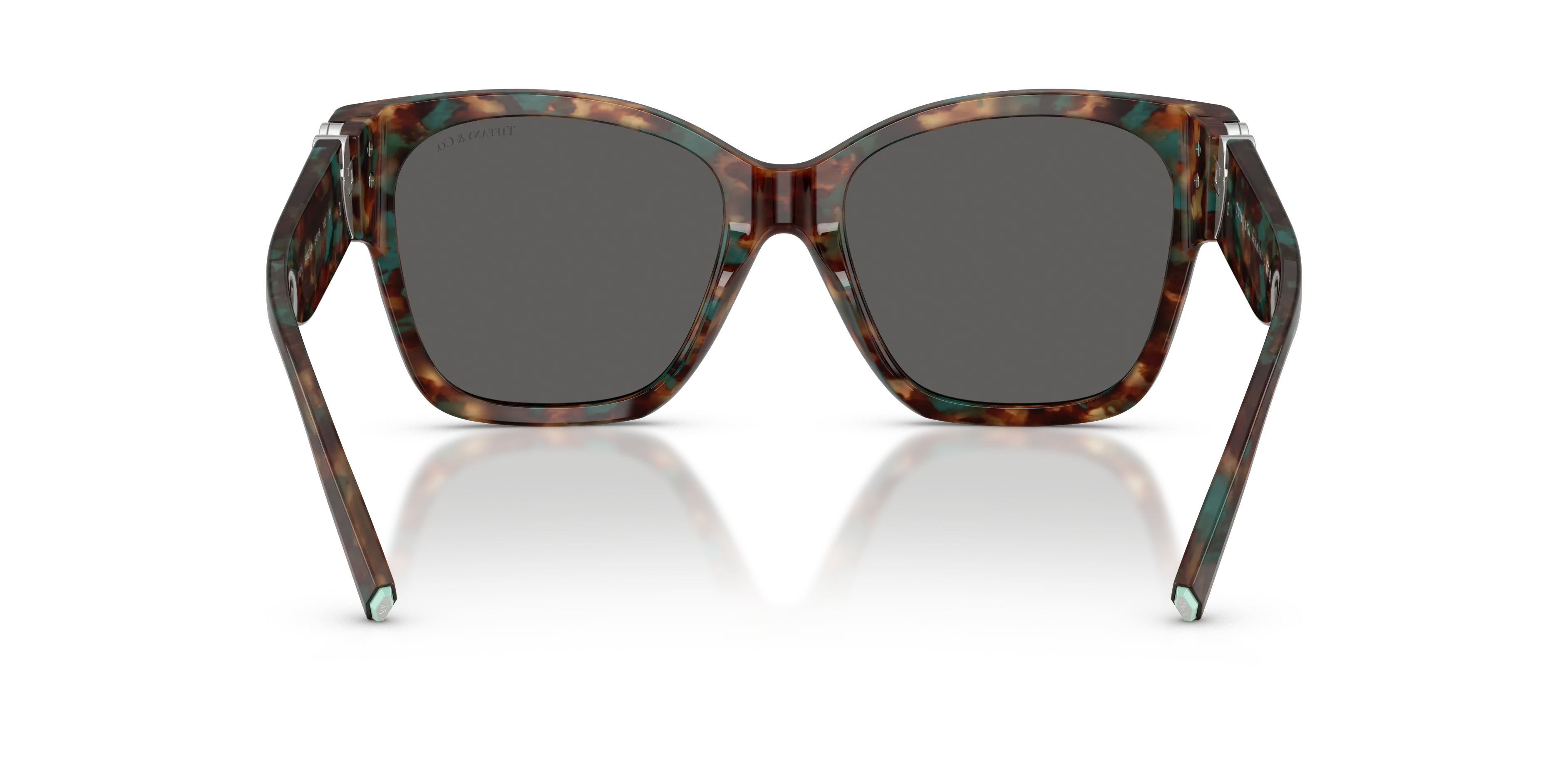 Tiffany TF4216 8442S4 Occhiali da sole Acetato Tartaruga Grigio Squadrata Normale - immagine 4