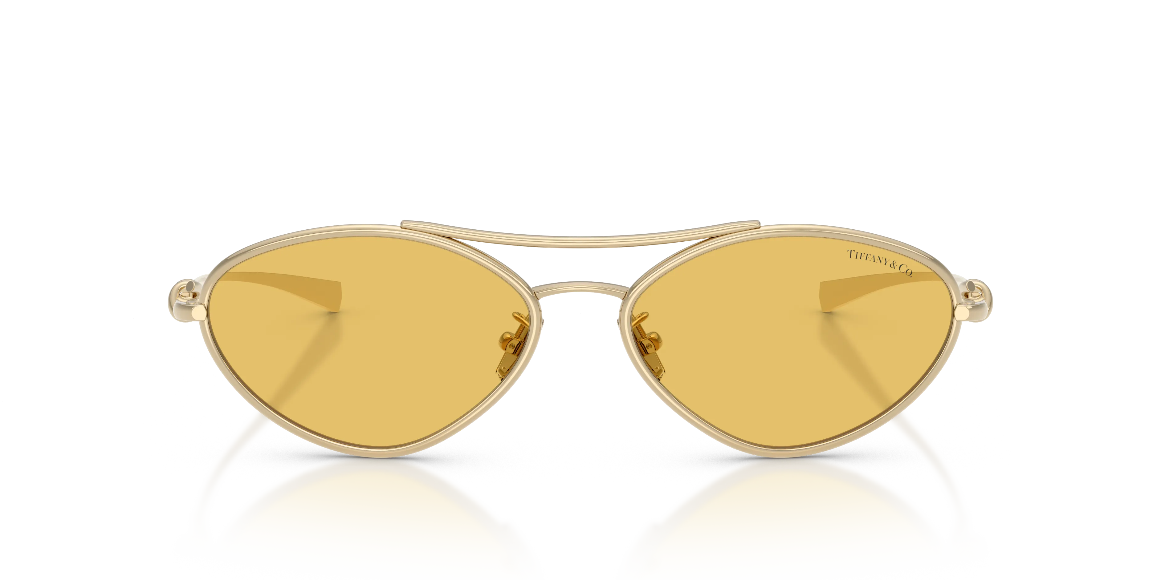Tiffany TF3117 623685 Occhiali da sole Metallo Oro Giallo Geometrica Normale - immagine 3