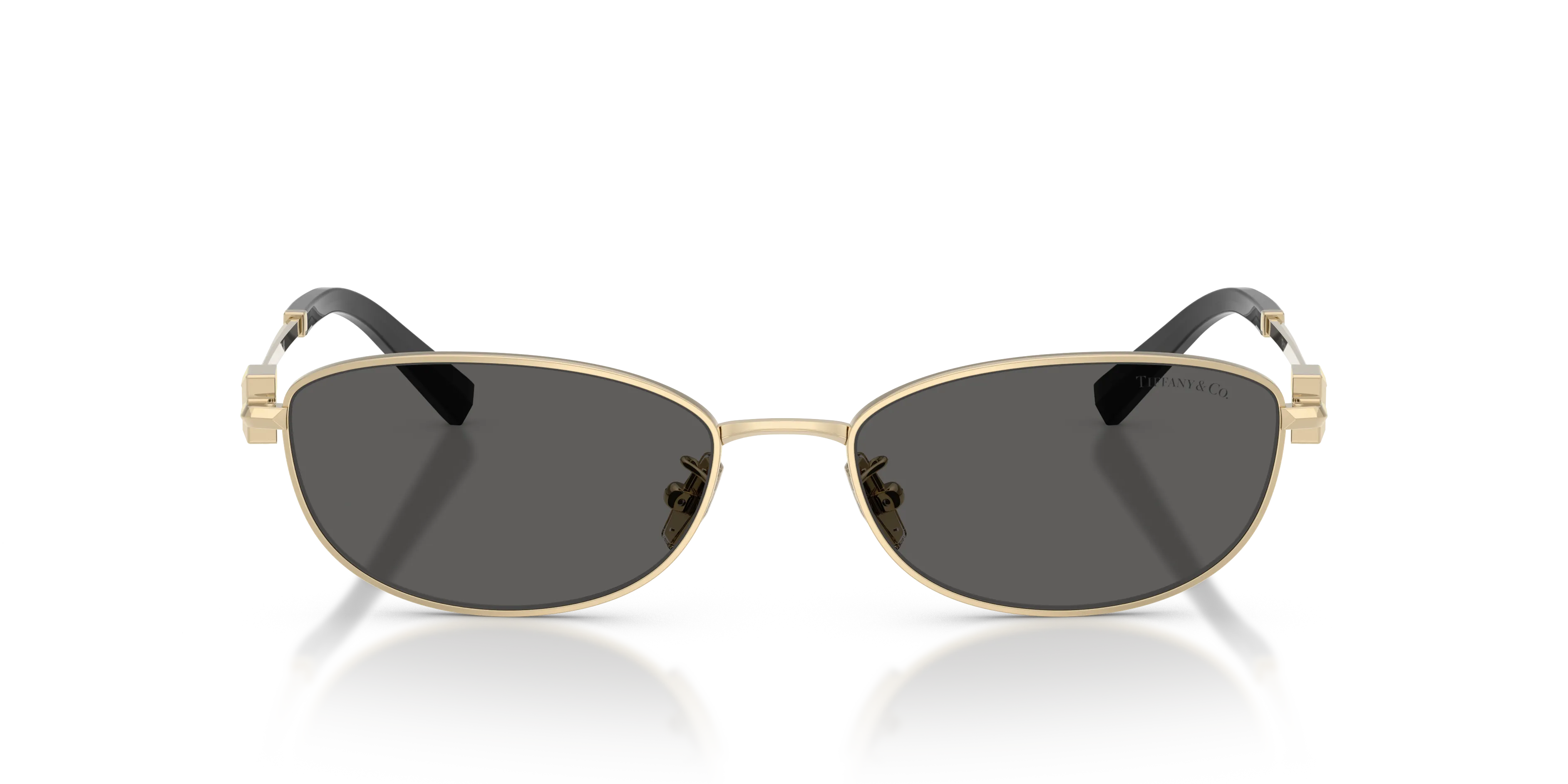 Tiffany TF3115 6021S4 Occhiali da sole Acciaio Oro Grigio Rotonda Normale - immagine 3