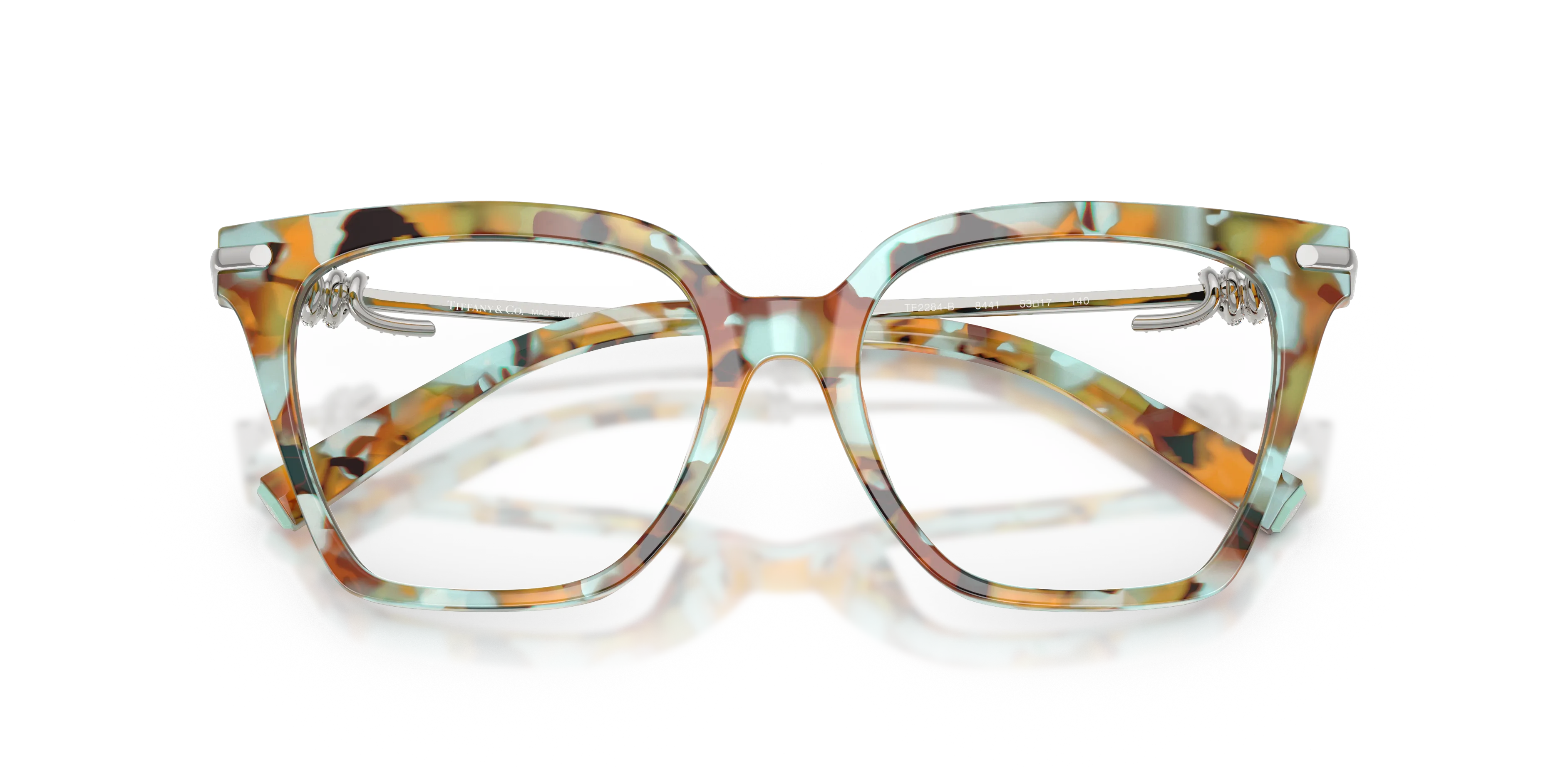 Tiffany TF2284B 8441 Montature da vista Acetato Tartaruga Squadrata Normale - immagine 2