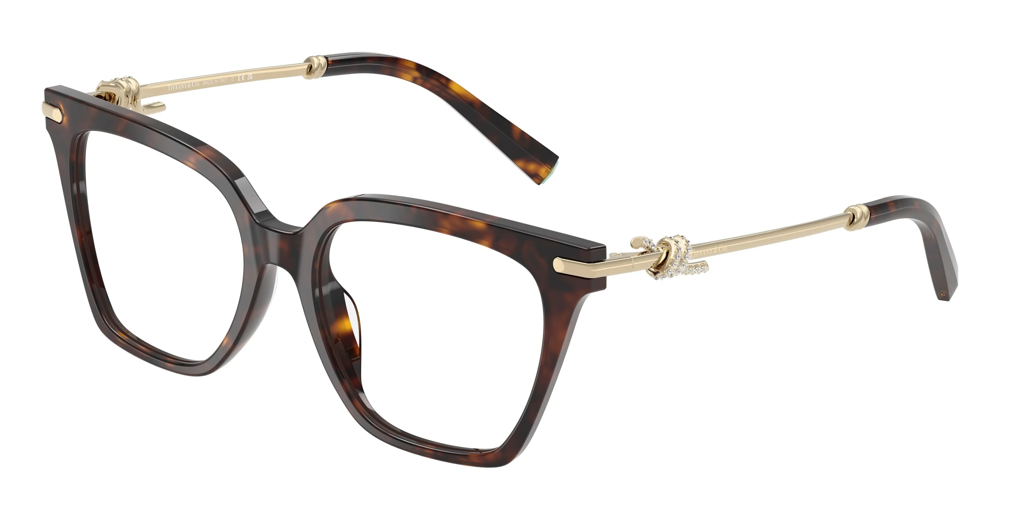 Tiffany TF2284B 8015 Montature da vista Acetato Tartaruga Squadrata Normale - immagine 1