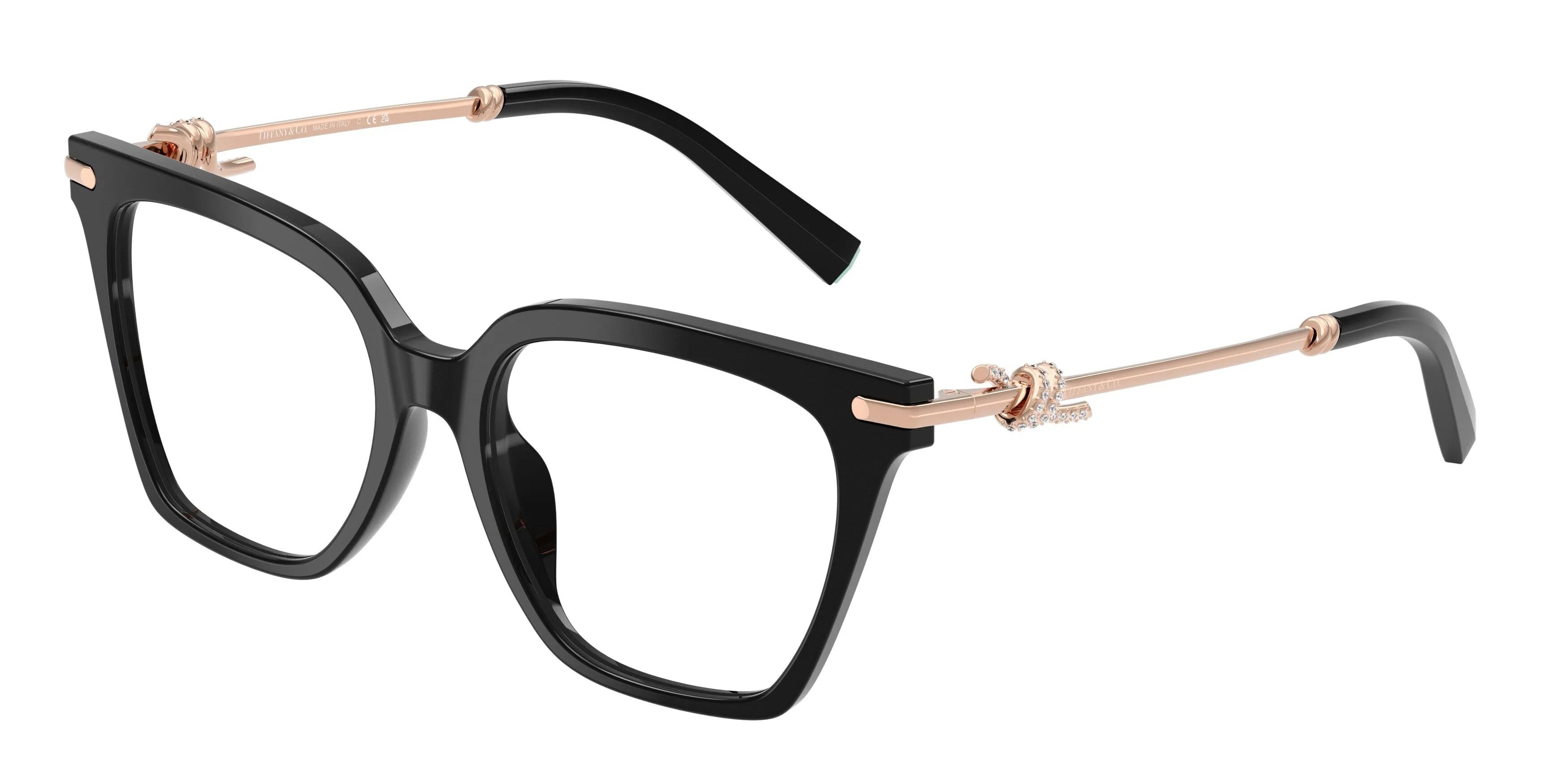 Tiffany TF2284B 8001 Montature da vista Acetato Nero Squadrata Normale - immagine 1