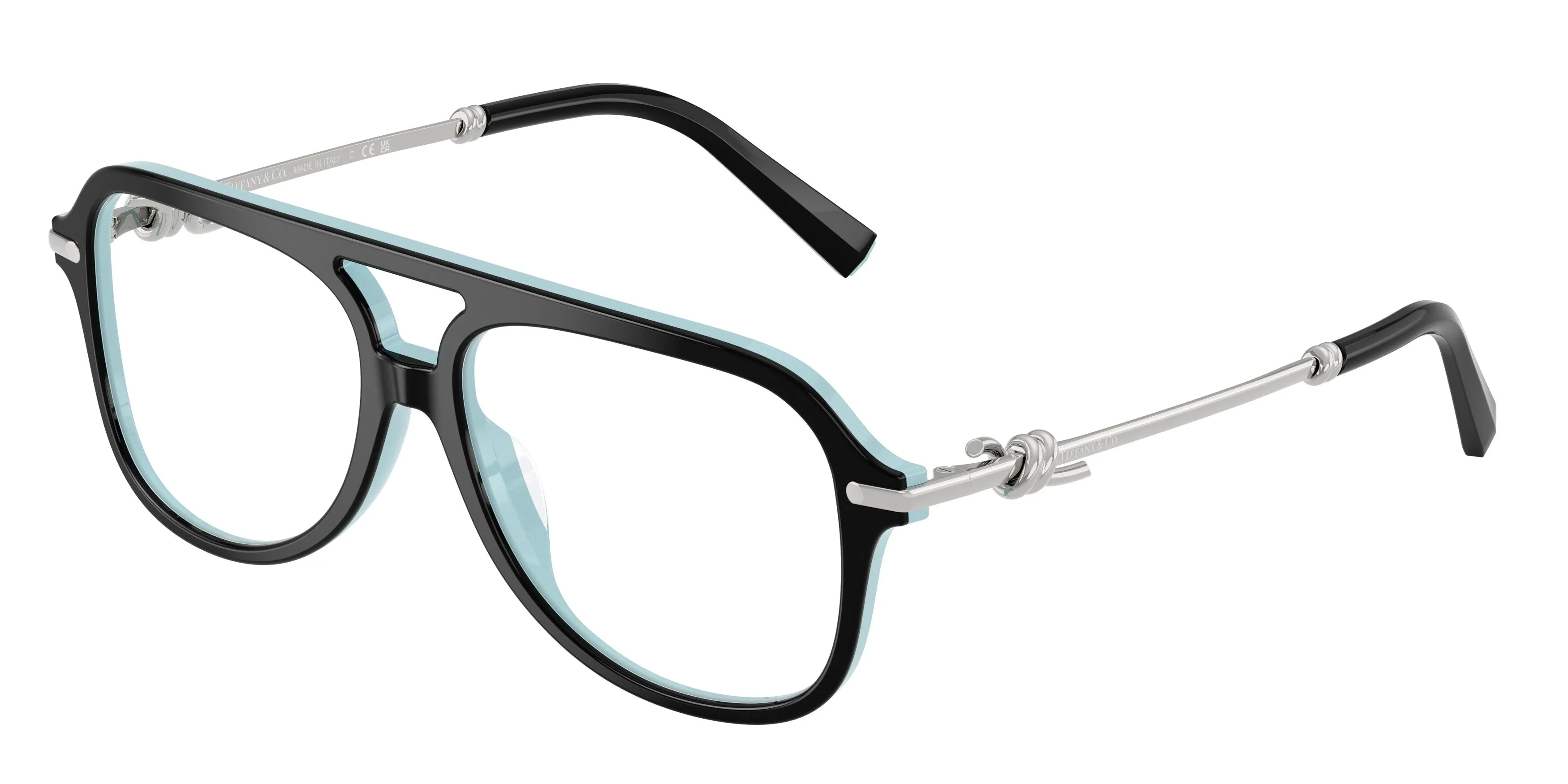Tiffany TF2283 8055 Montature da vista Acetato Nero Pilot Normale - immagine 1