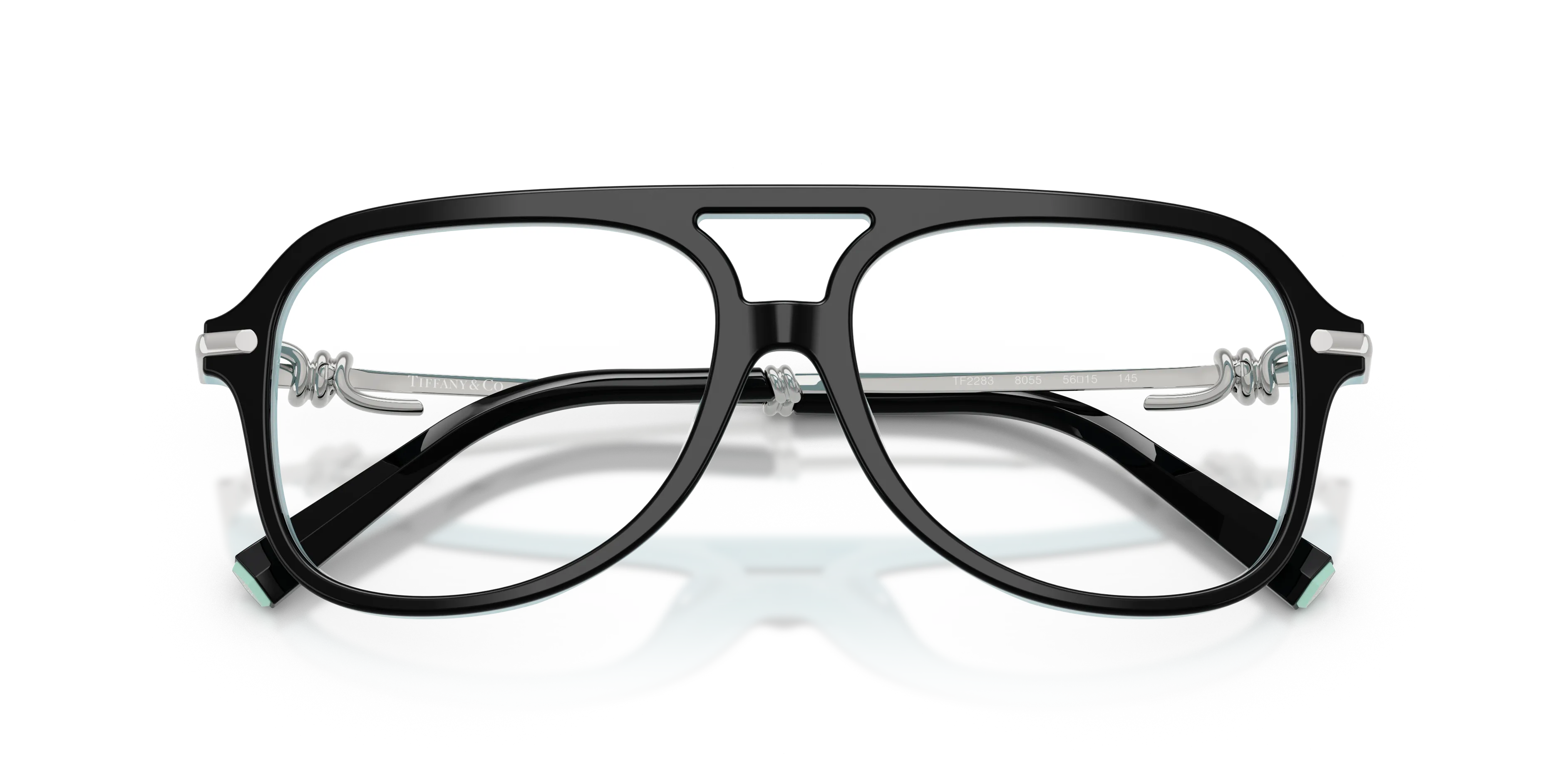 Tiffany TF2283 8055 Montature da vista Acetato Nero Pilot Normale - immagine 2