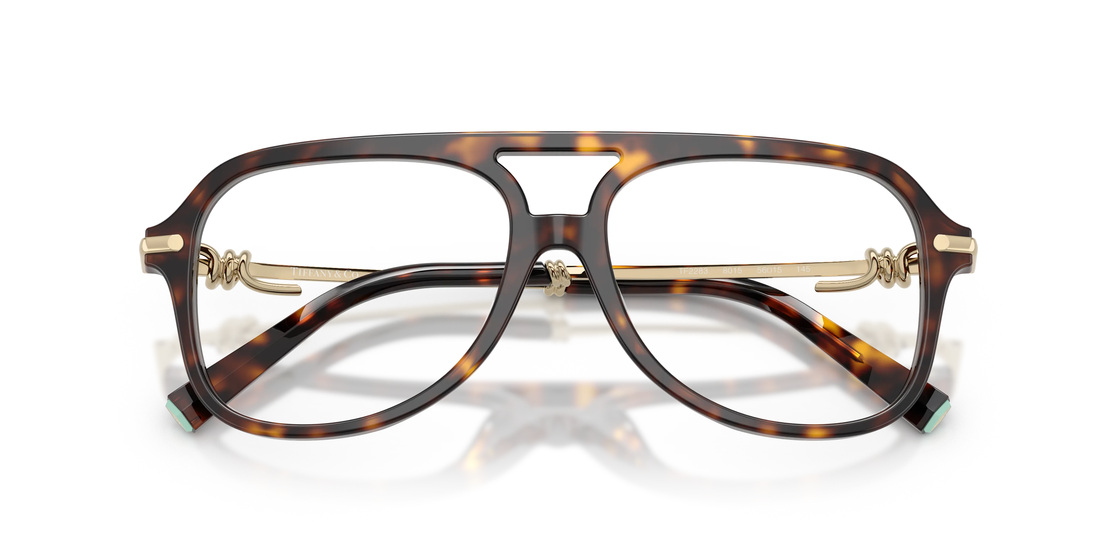 Tiffany TF2283 8015 Montature da vista Acetato Tartaruga Pilot Normale - immagine 2