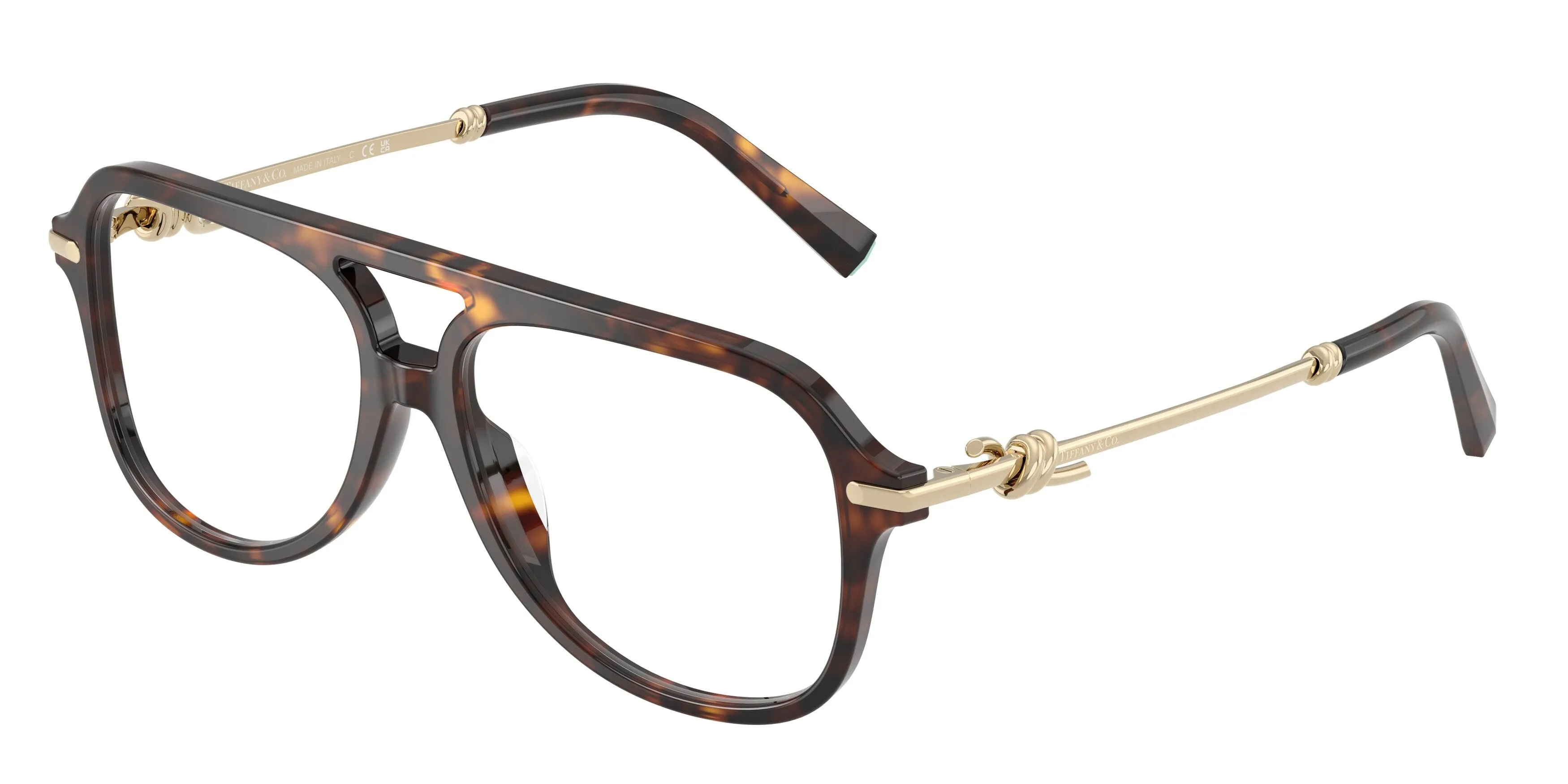 Tiffany TF2283 8015 Montature da vista Acetato Tartaruga Pilot Normale - immagine 1