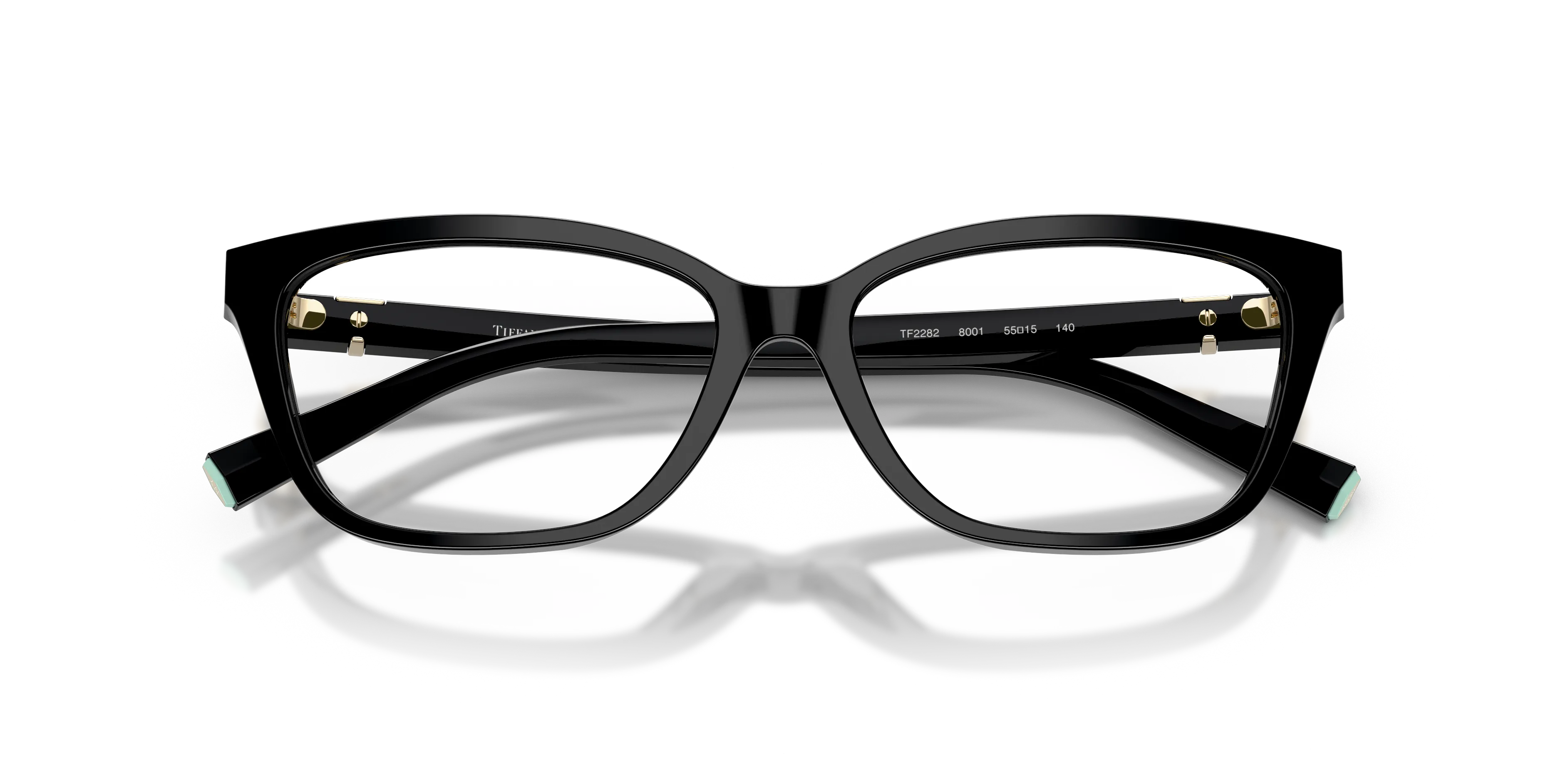 Tiffany TF2282 8001 Montature da vista Acetato Nero Pillow Normale - immagine 2