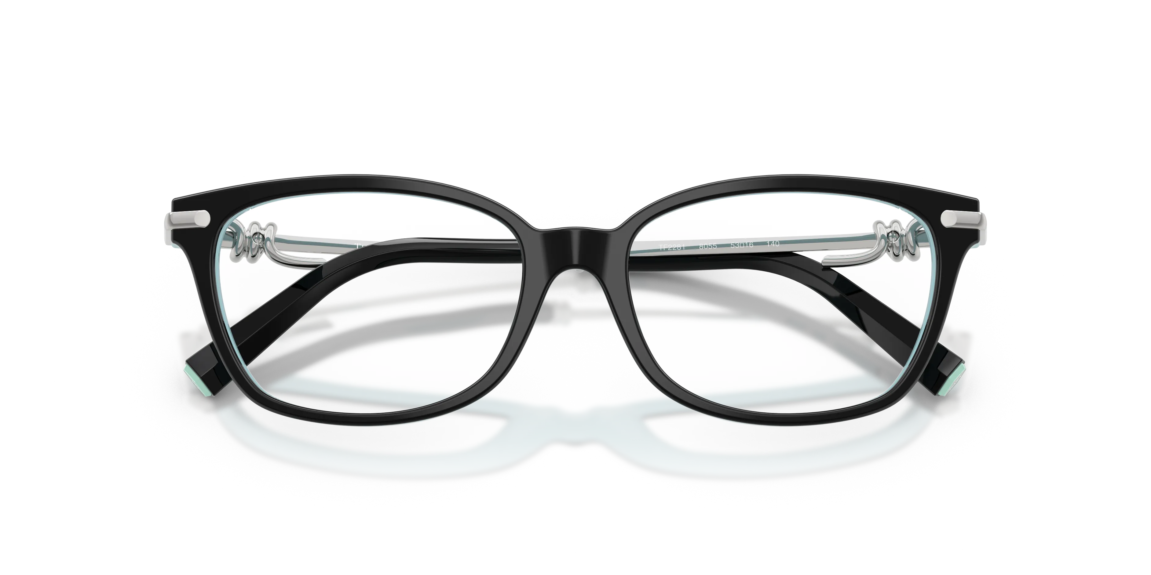 Tiffany TF2281 8055 Montature da vista Acetato Nero Pillow Normale - immagine 2