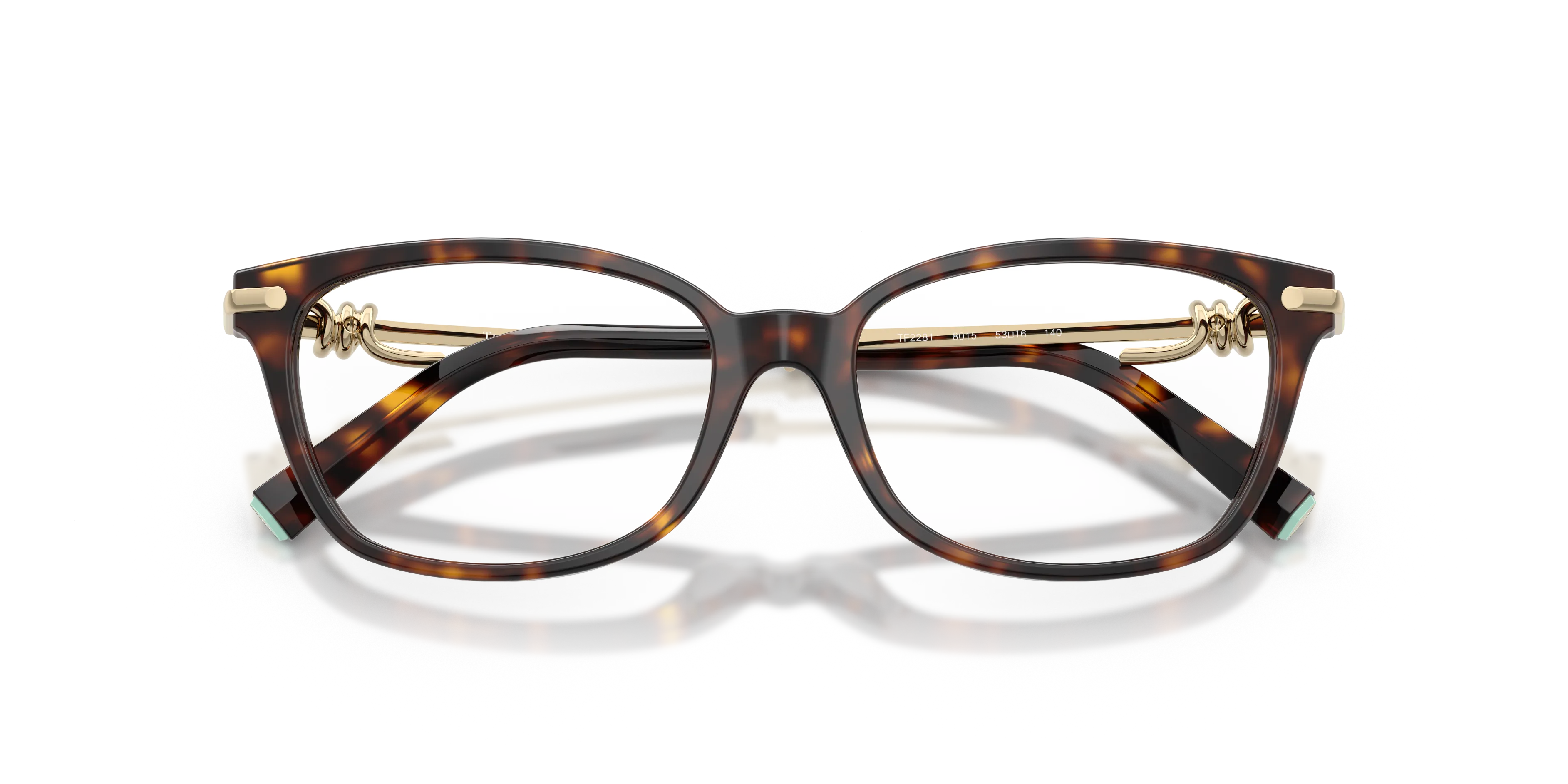 Tiffany TF2281 8015 Montature da vista Acetato Tartaruga Pillow Normale - immagine 2