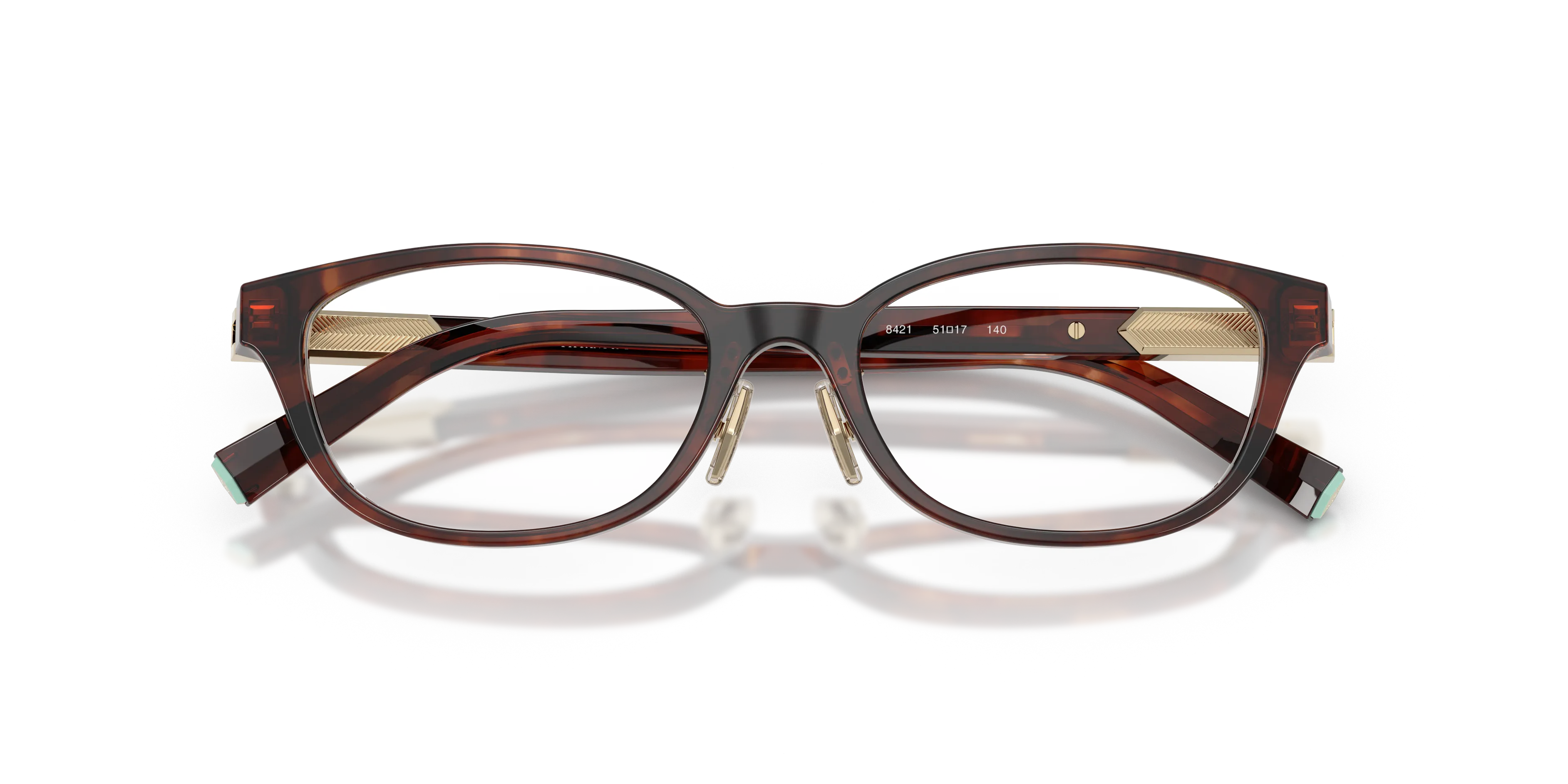 Tiffany TF2280D 8421 Montature da vista Acetato Marrone Pillow Normale - immagine 2
