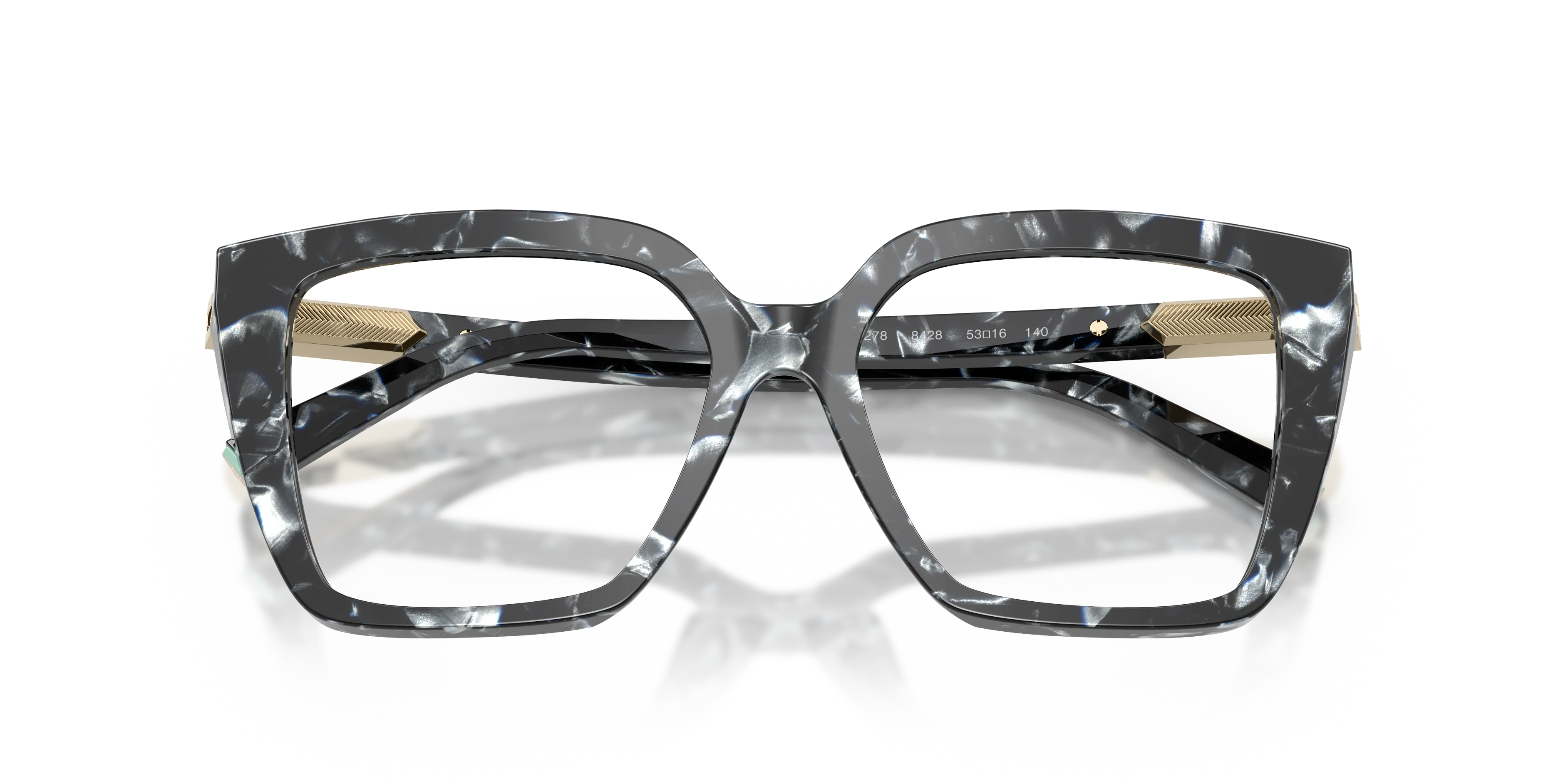 Tiffany TF2278 8428 Montature da vista Acetato Tartaruga Squadrata Normale - immagine 2