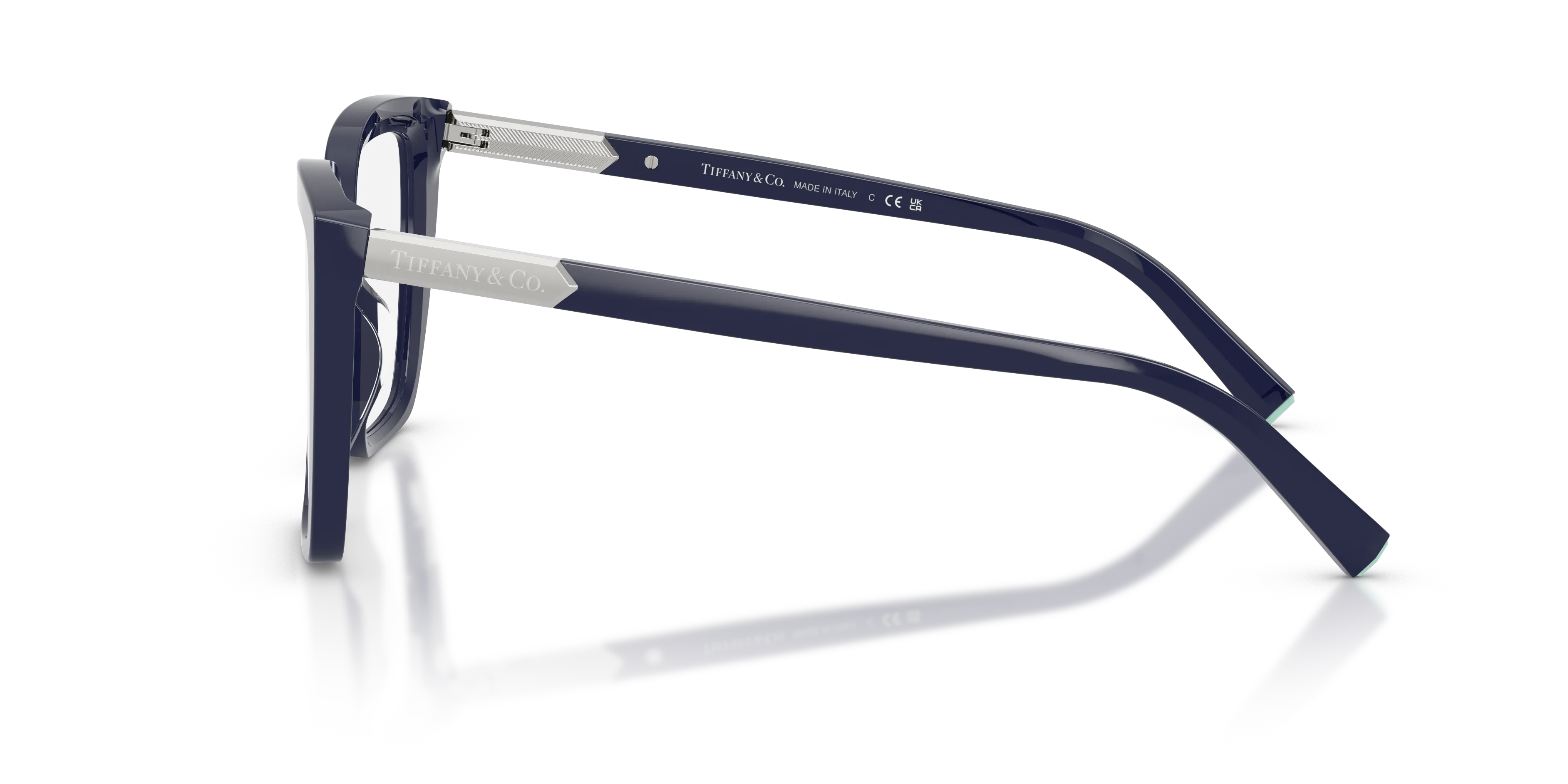 Tiffany TF2278 8396 Montature da vista Acetato Blu Squadrata Normale - immagine 4