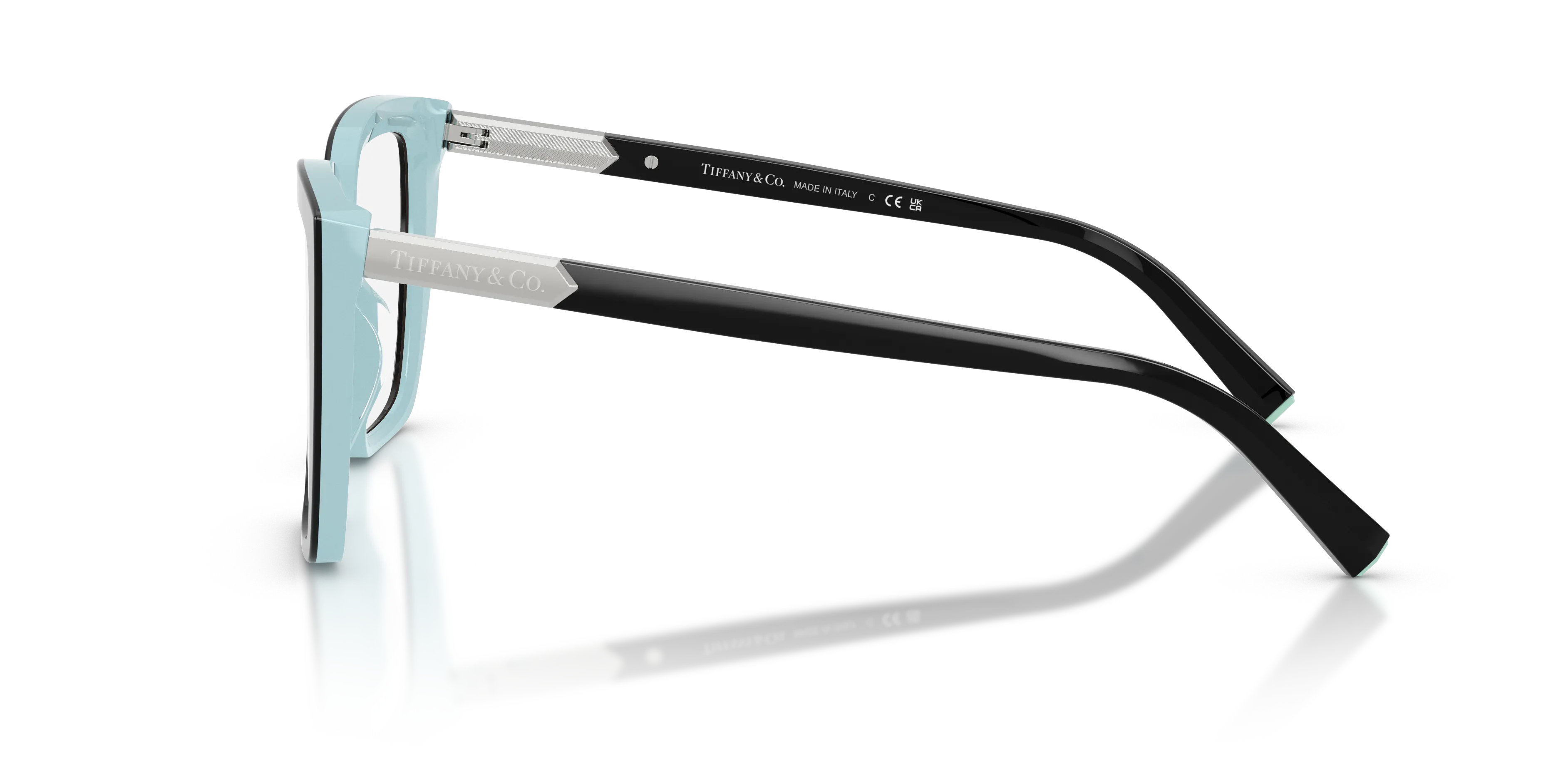 Tiffany TF2278 8055 Montature da vista Acetato Nero Squadrata Normale - immagine 4