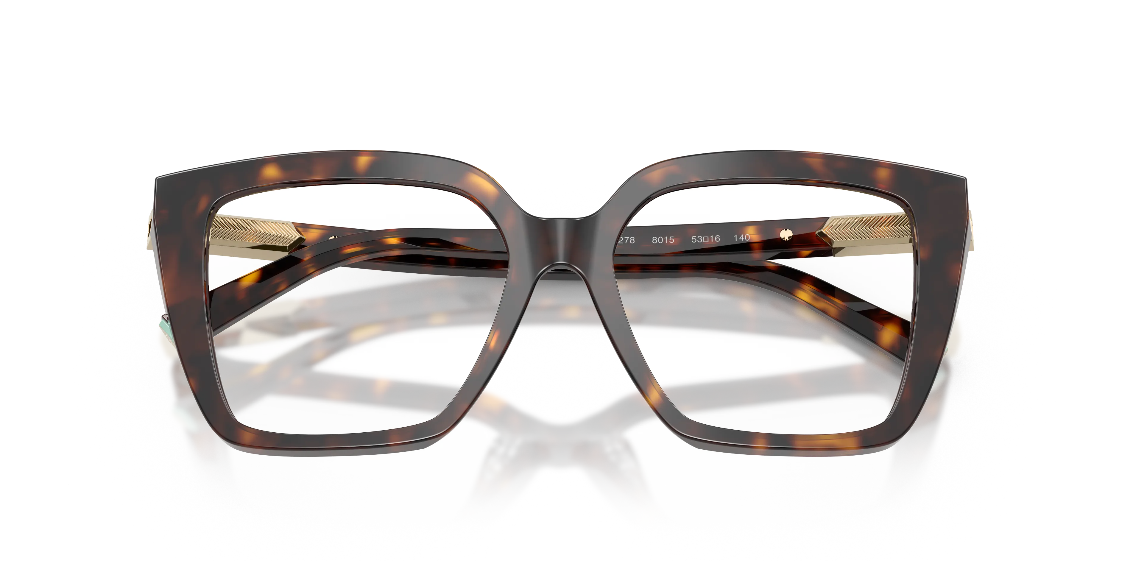 Tiffany TF2278 8015 Montature da vista Acetato Tartaruga Squadrata Normale - immagine 2