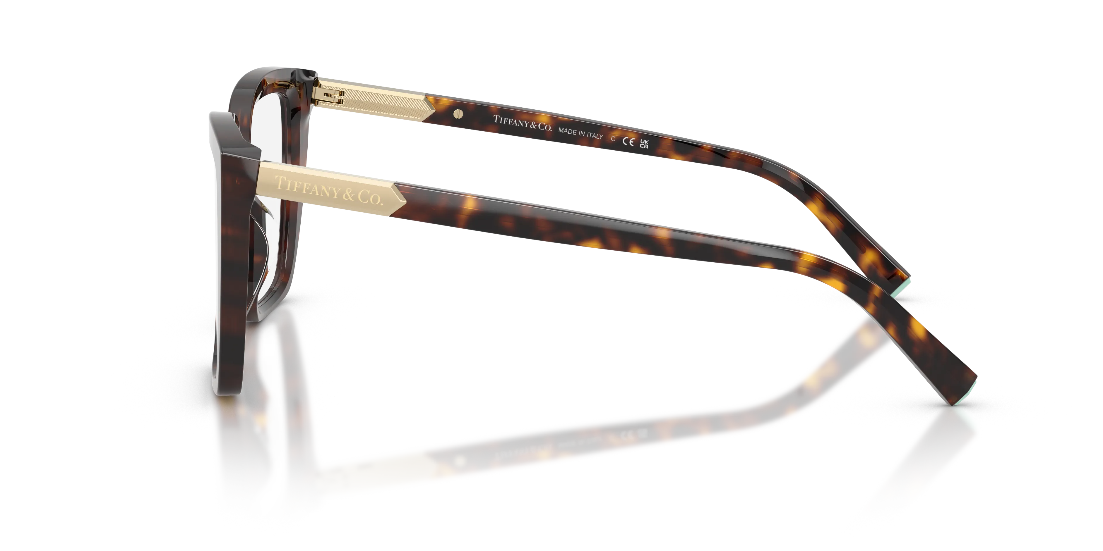 Tiffany TF2278 8015 Montature da vista Acetato Tartaruga Squadrata Normale - immagine 4