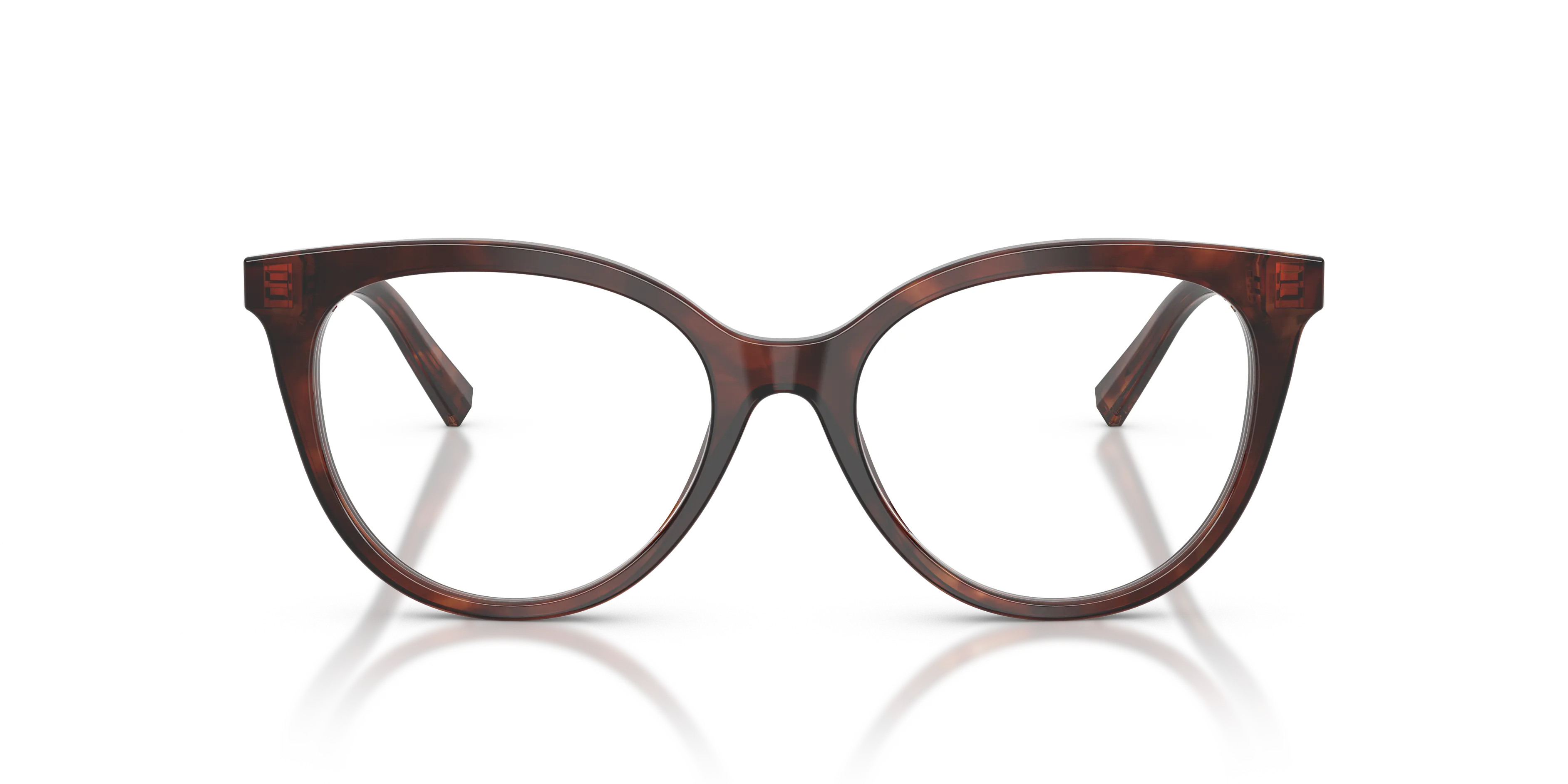 Tiffany TF2277 8421 Montature da vista Acetato Marrone Cat Eye Normale - immagine 3
