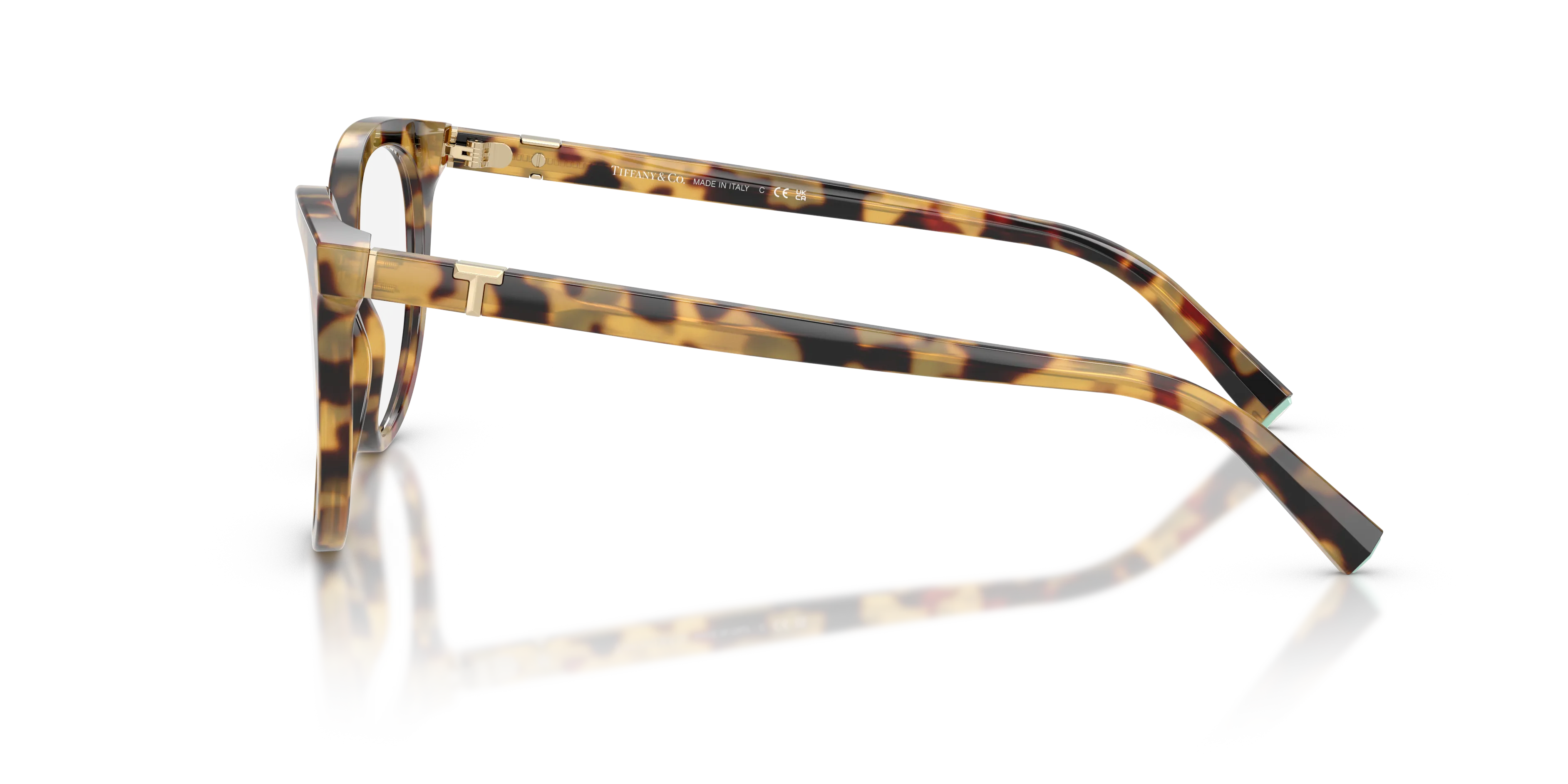 Tiffany TF2277 8064 Montature da vista Acetato Tartaruga Cat Eye Normale - immagine 4