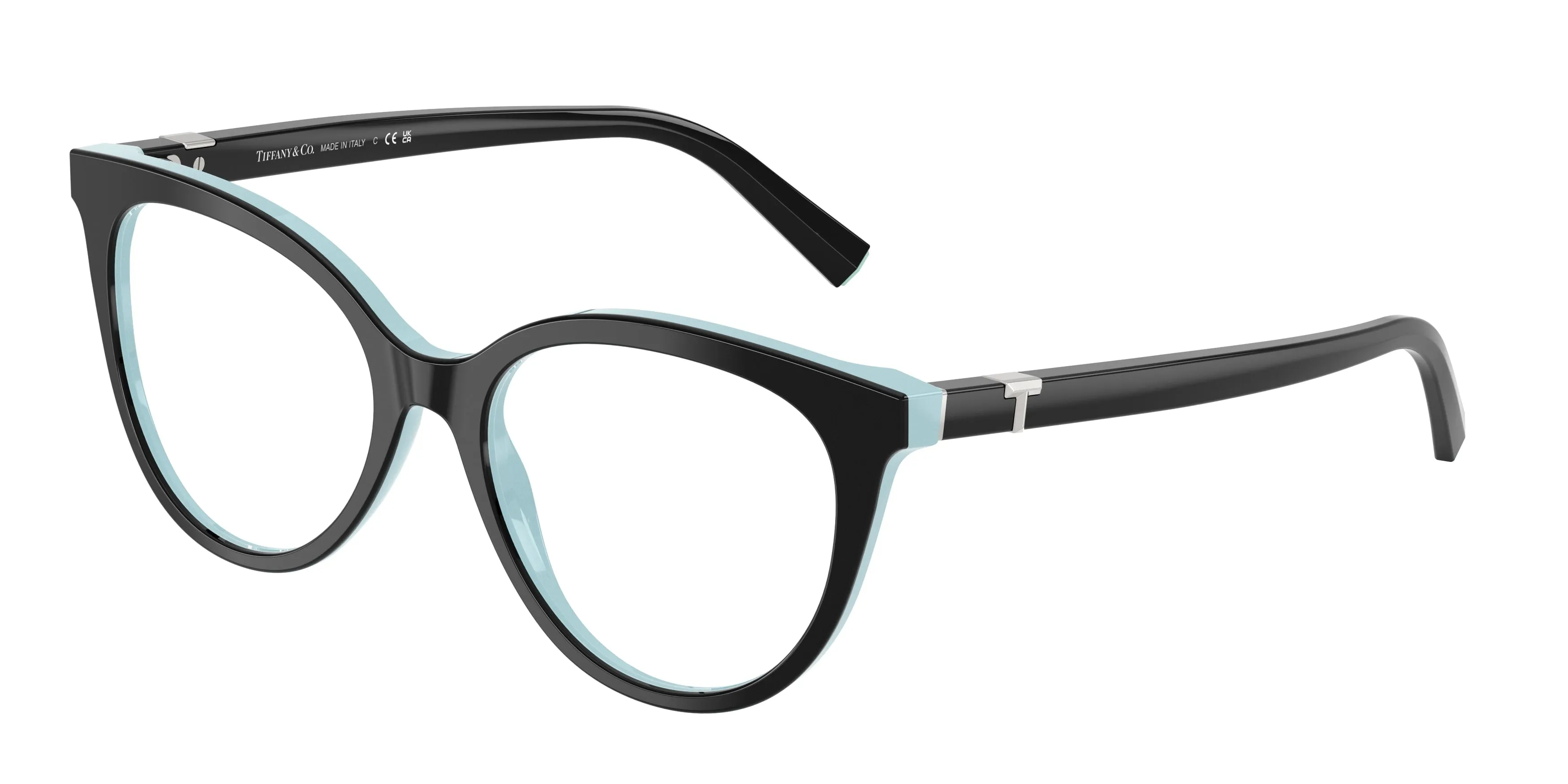 Tiffany TF2277 8055 Montature da vista Acetato Nero Cat Eye Normale - immagine 1