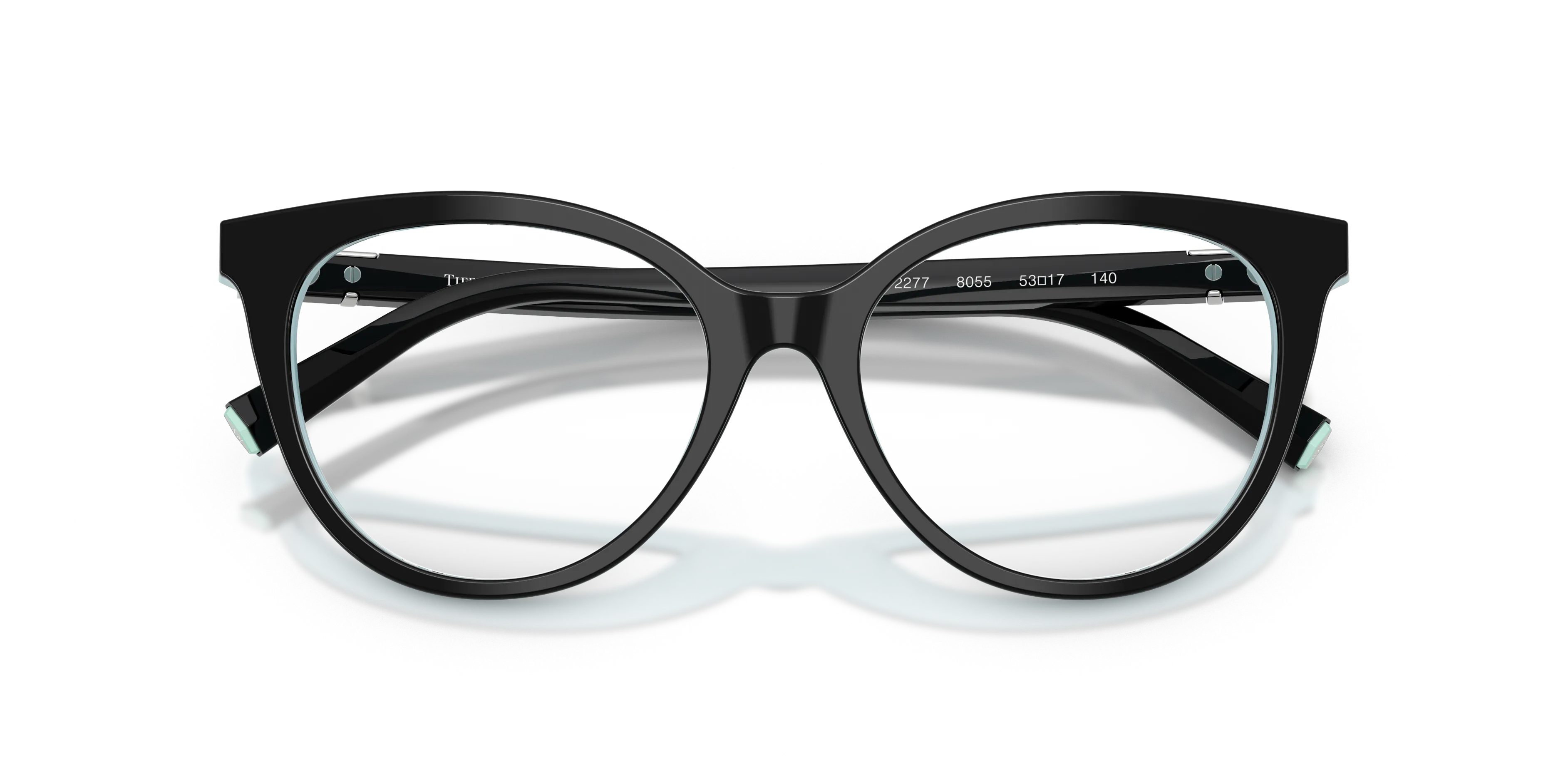 Tiffany TF2277 8055 Montature da vista Acetato Nero Cat Eye Normale - immagine 2