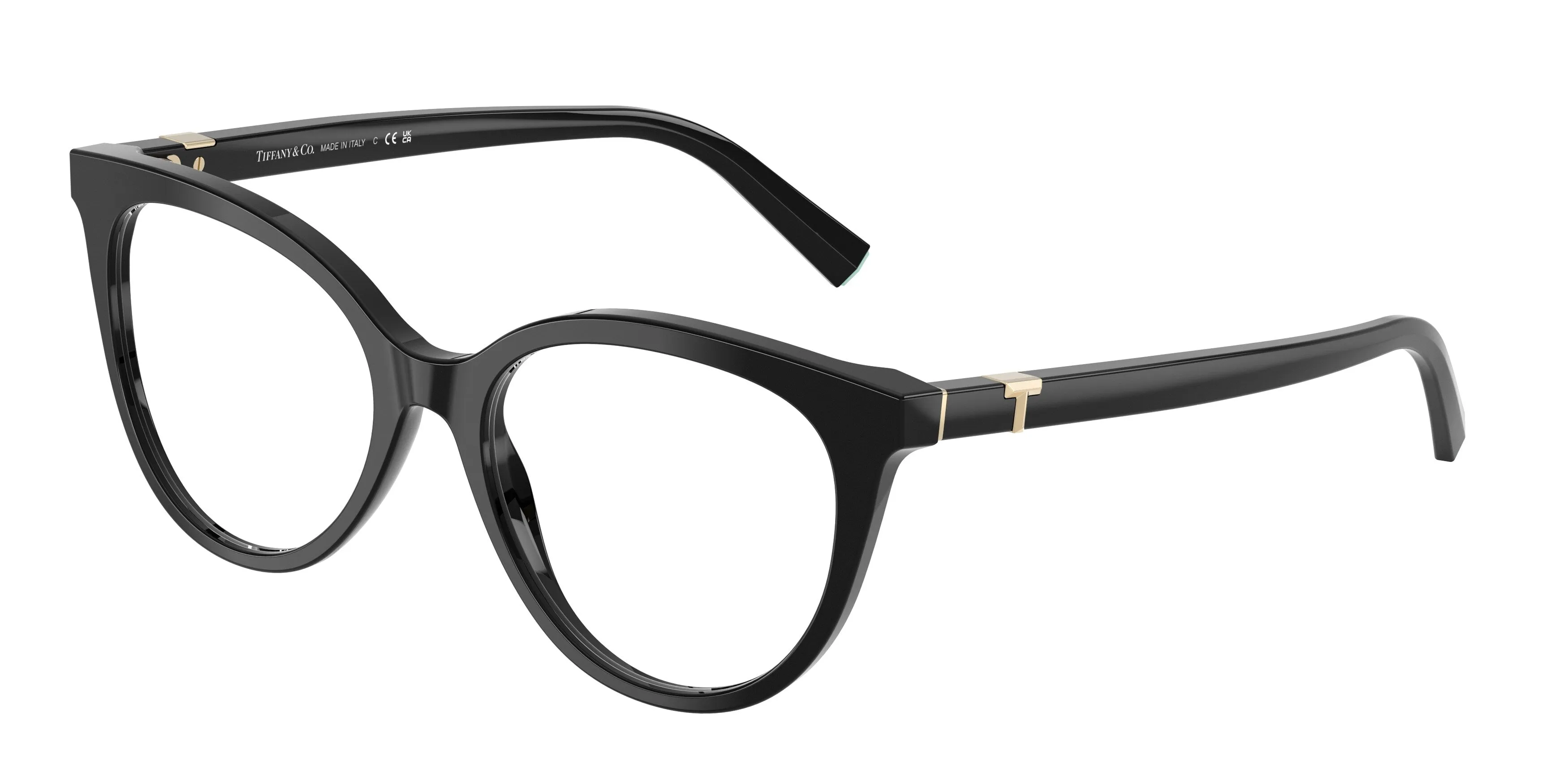 Tiffany TF2277 8001 Montature da vista Acetato Nero Cat Eye Normale - immagine 1